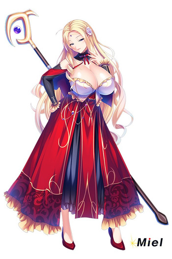 [Miel] harem fantasy game scheduled for release in the fall cover