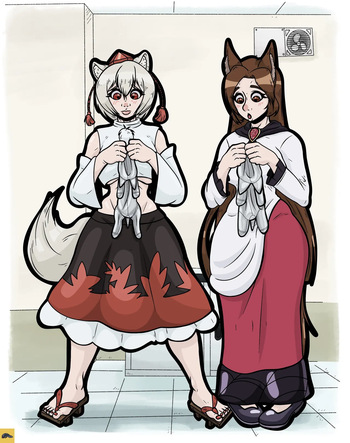 [GagCaterpillar] Touhou x Pokemon commission [English] cover