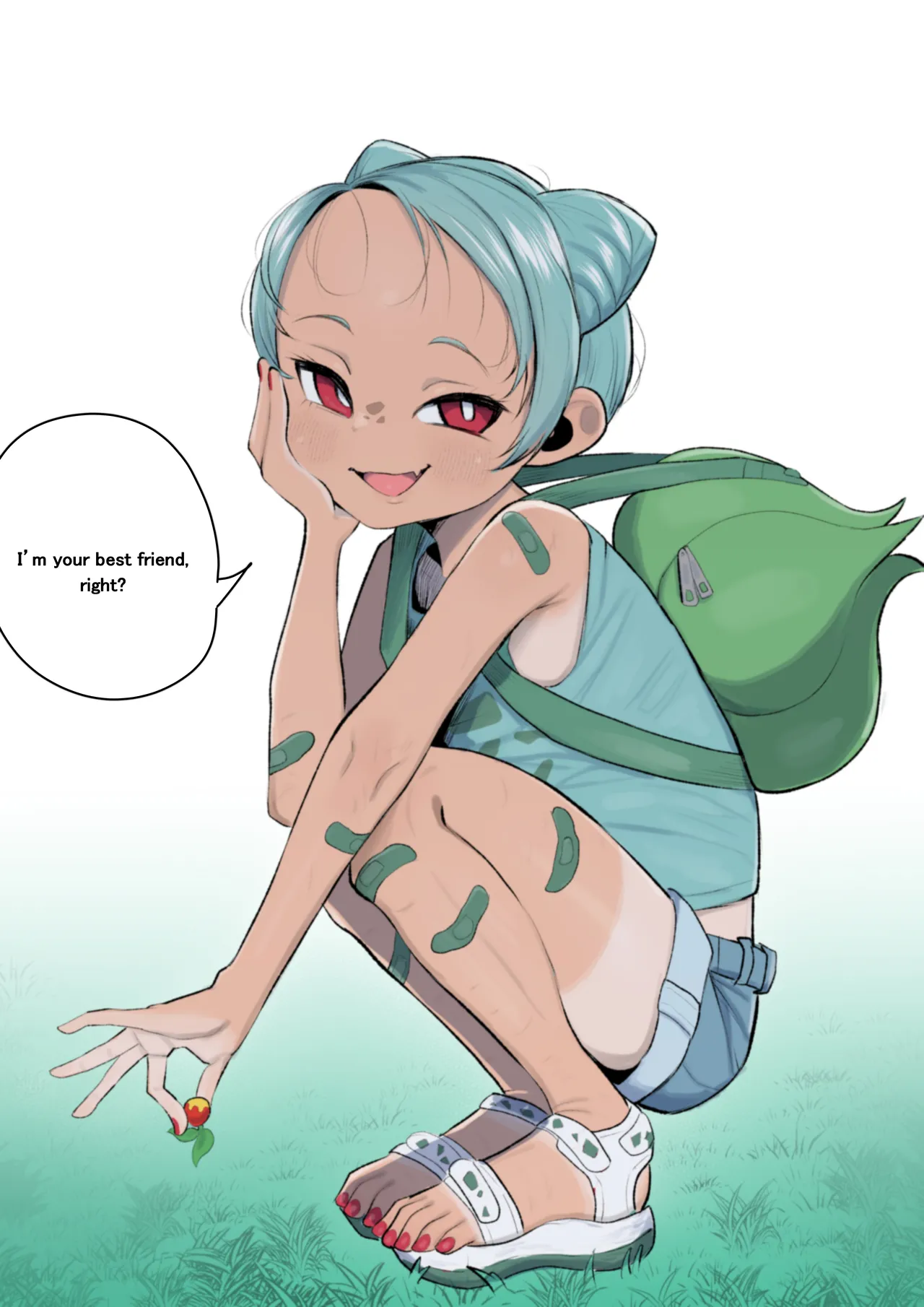 ぽこあフシギダネ擬人化N〇Rミニ漫画 page 4 full