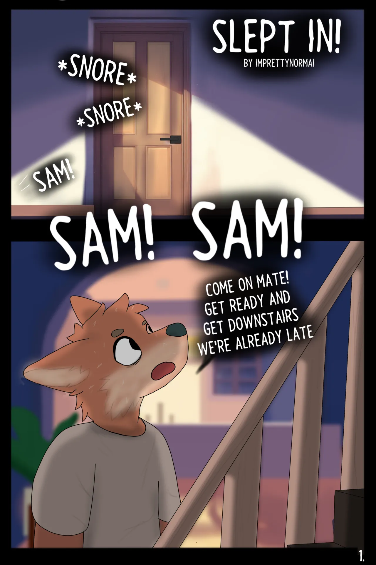 Slept In!  Ongoing page 2 full