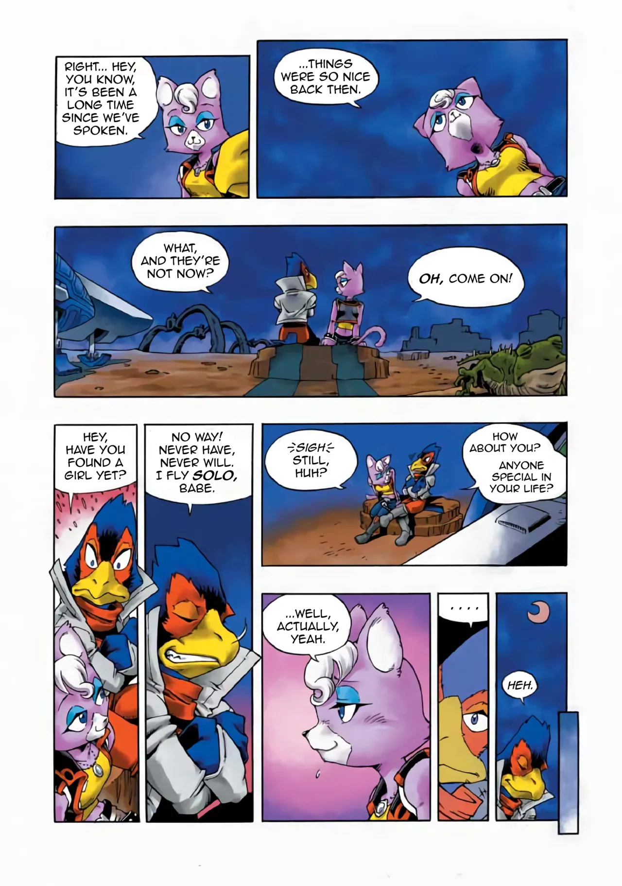 Star Fox: Farewell, Beloved Falco page 11 full