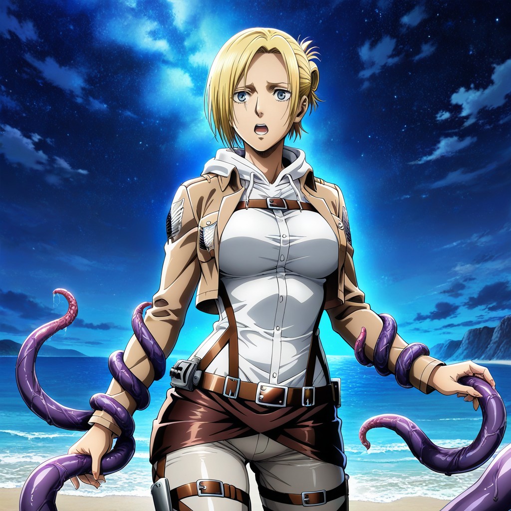 Annie Leonhart From Attack On Titan - Tentacles Opening page 12 full