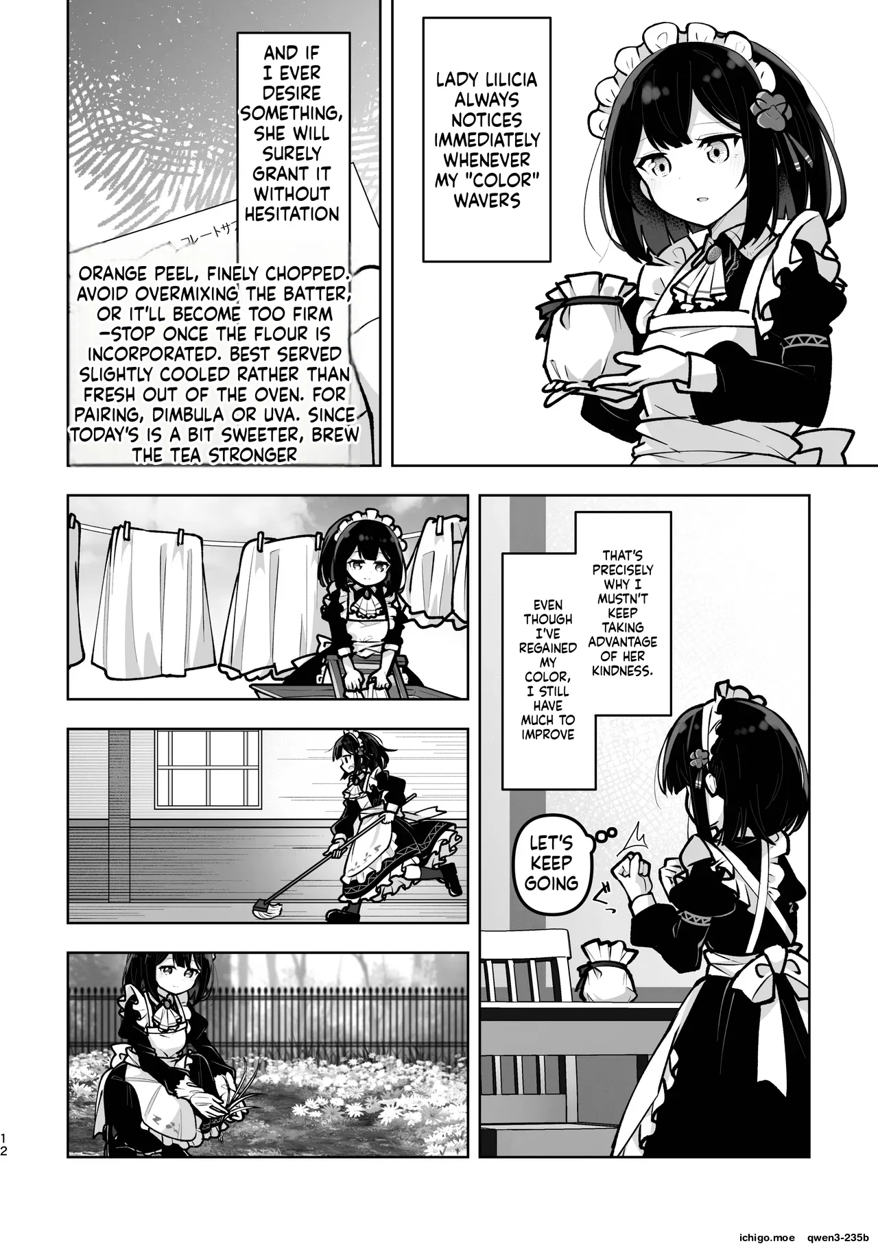 Mazoku Reijou to Maid-san - Toiki Kasanaru Irozuku Hi - Demon Lily and the Noir -Maid When Colors Bloom- page 12 full