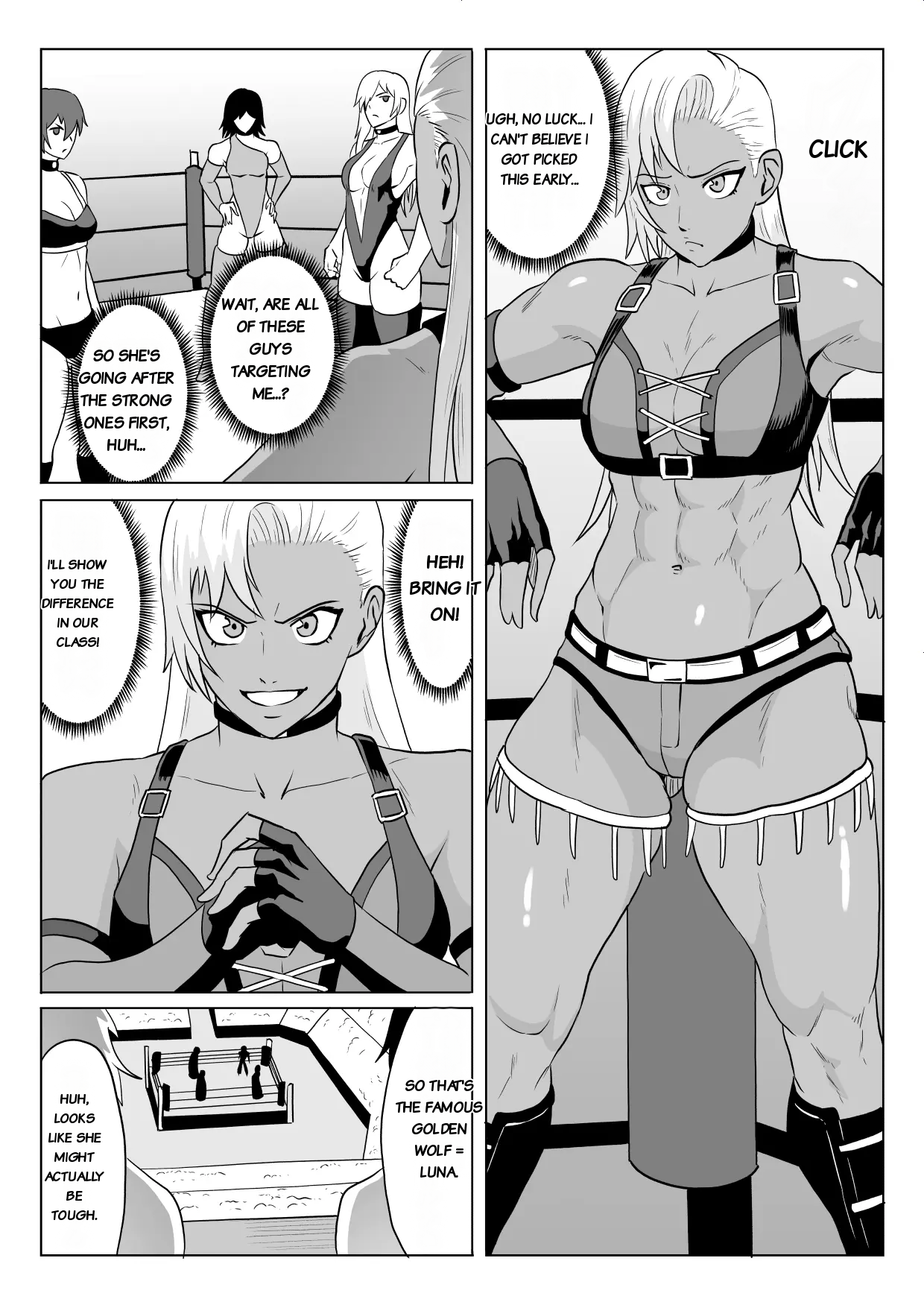 Golden Wolf Luna Kutsujoku ProWres 1 page 5 full