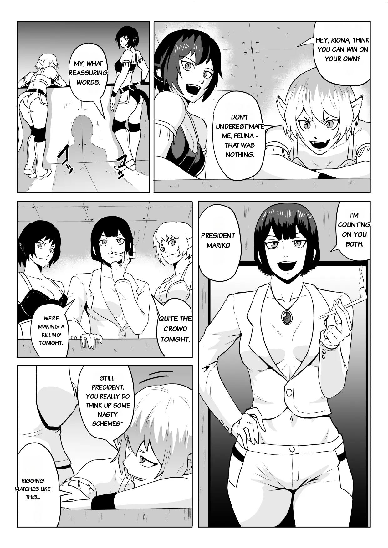 Golden Wolf Luna Kutsujoku ProWres 1 page 6 full