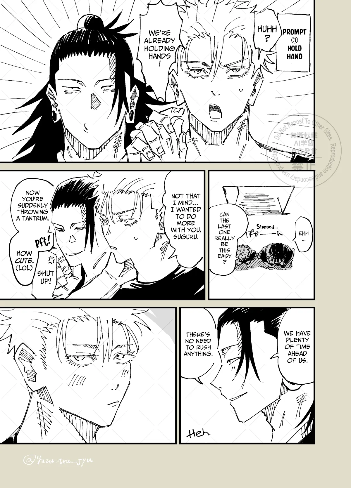 The Room You Can’t Leave Until You Complete 3 Prompts – Jujutsu Kaisen dj page 12 full
