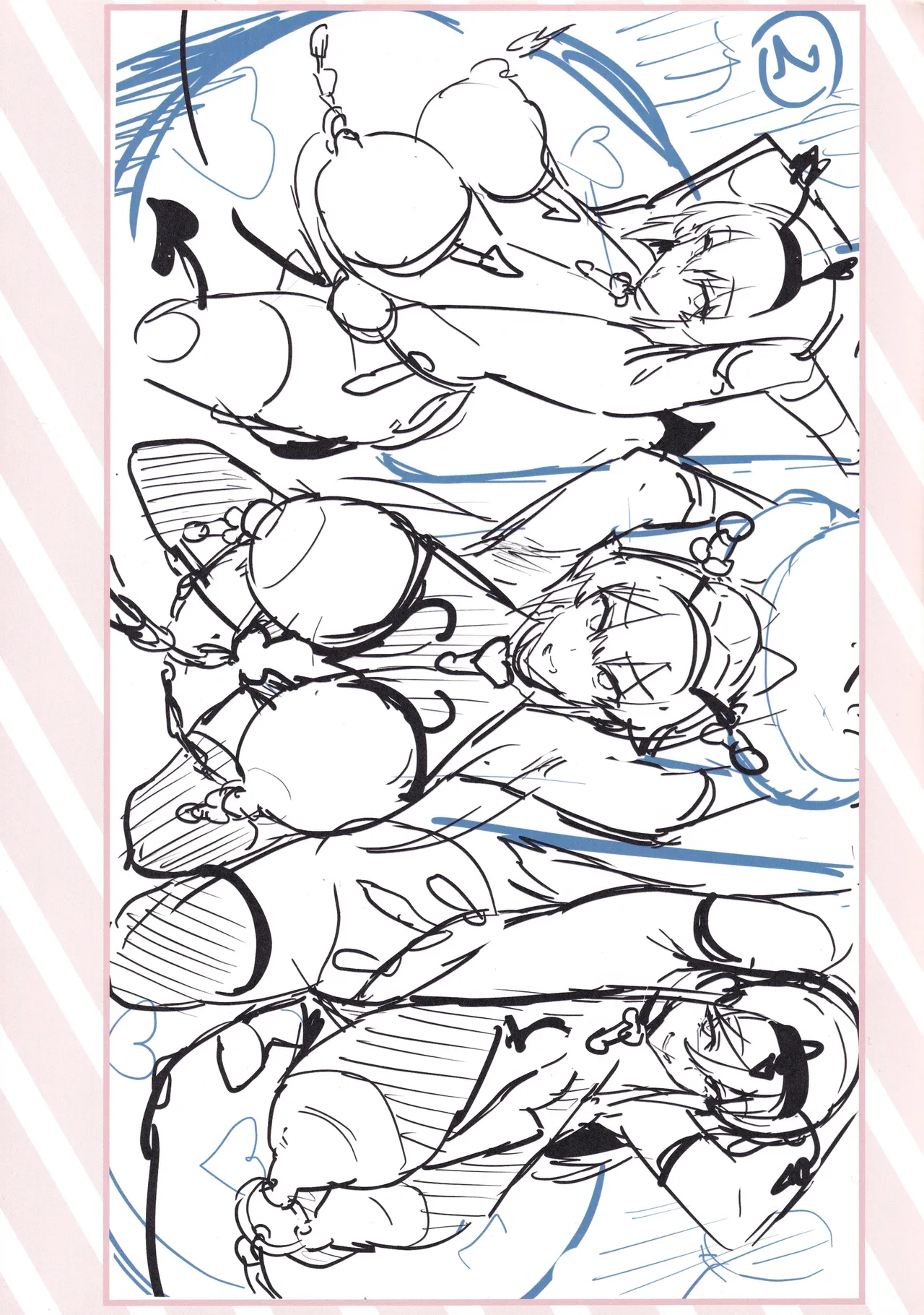 Hiromitsu Takeda Artworks: Tama Melonbook Bonus Unreleased Roughs Book page 10 full