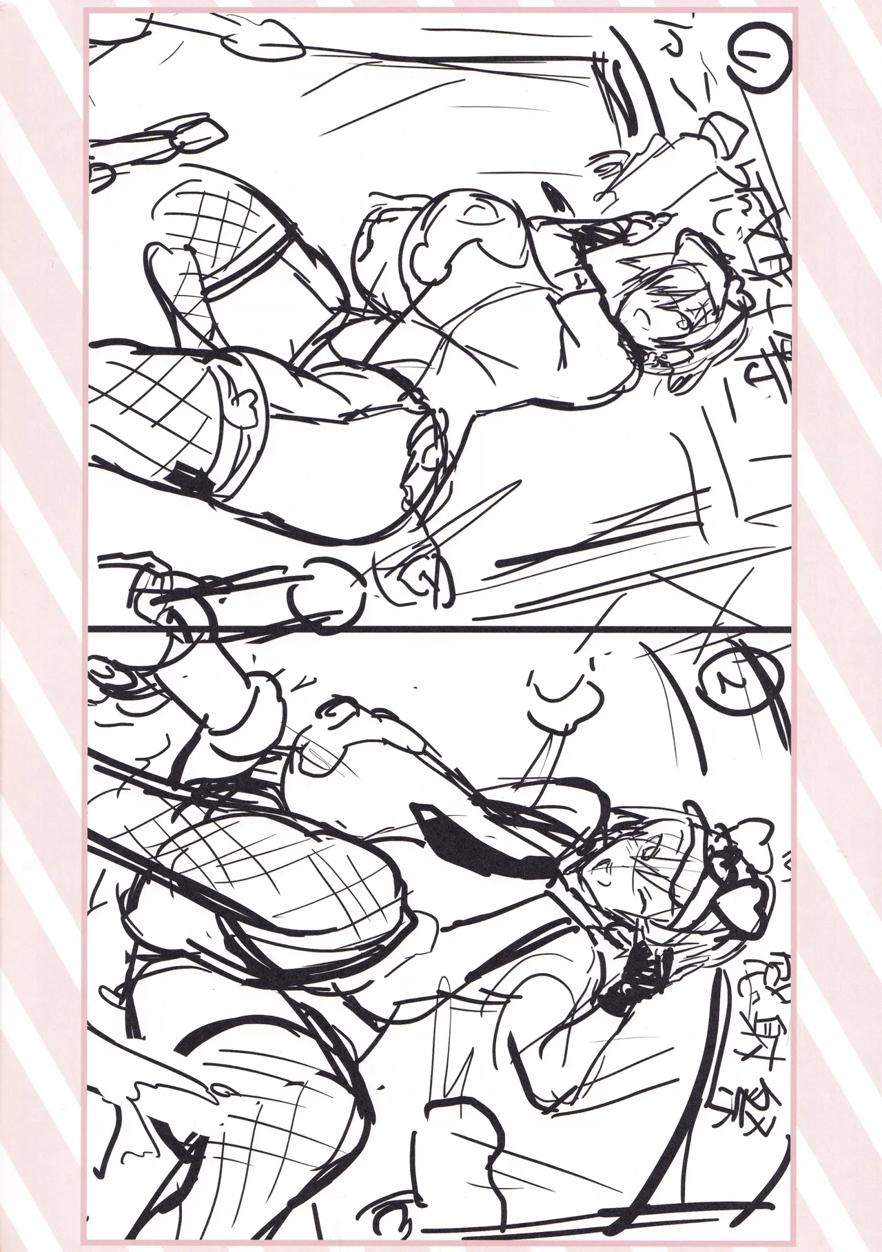 Hiromitsu Takeda Artworks: Tama Melonbook Bonus Unreleased Roughs Book page 11 full