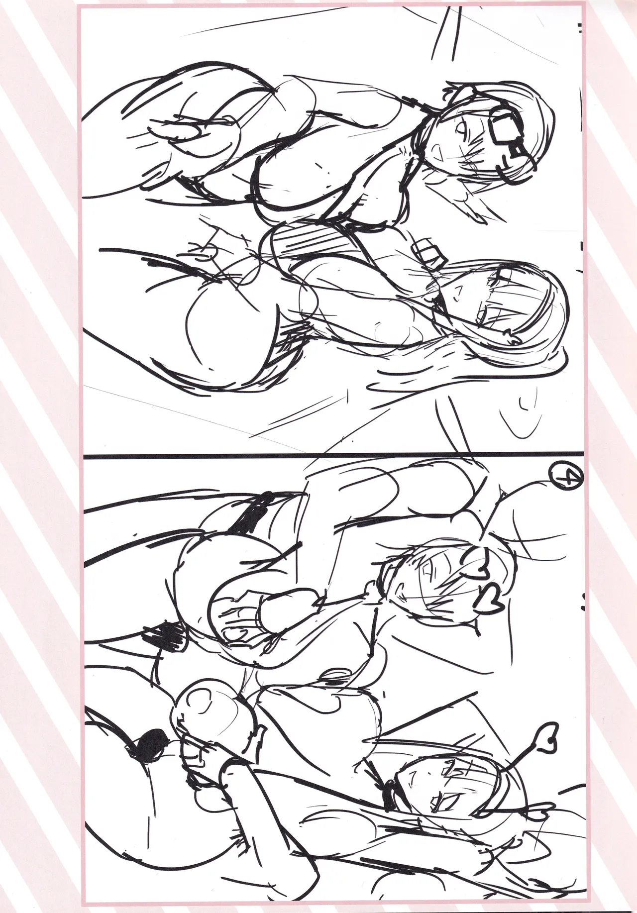 Hiromitsu Takeda Artworks: Tama Melonbook Bonus Unreleased Roughs Book page 12 full