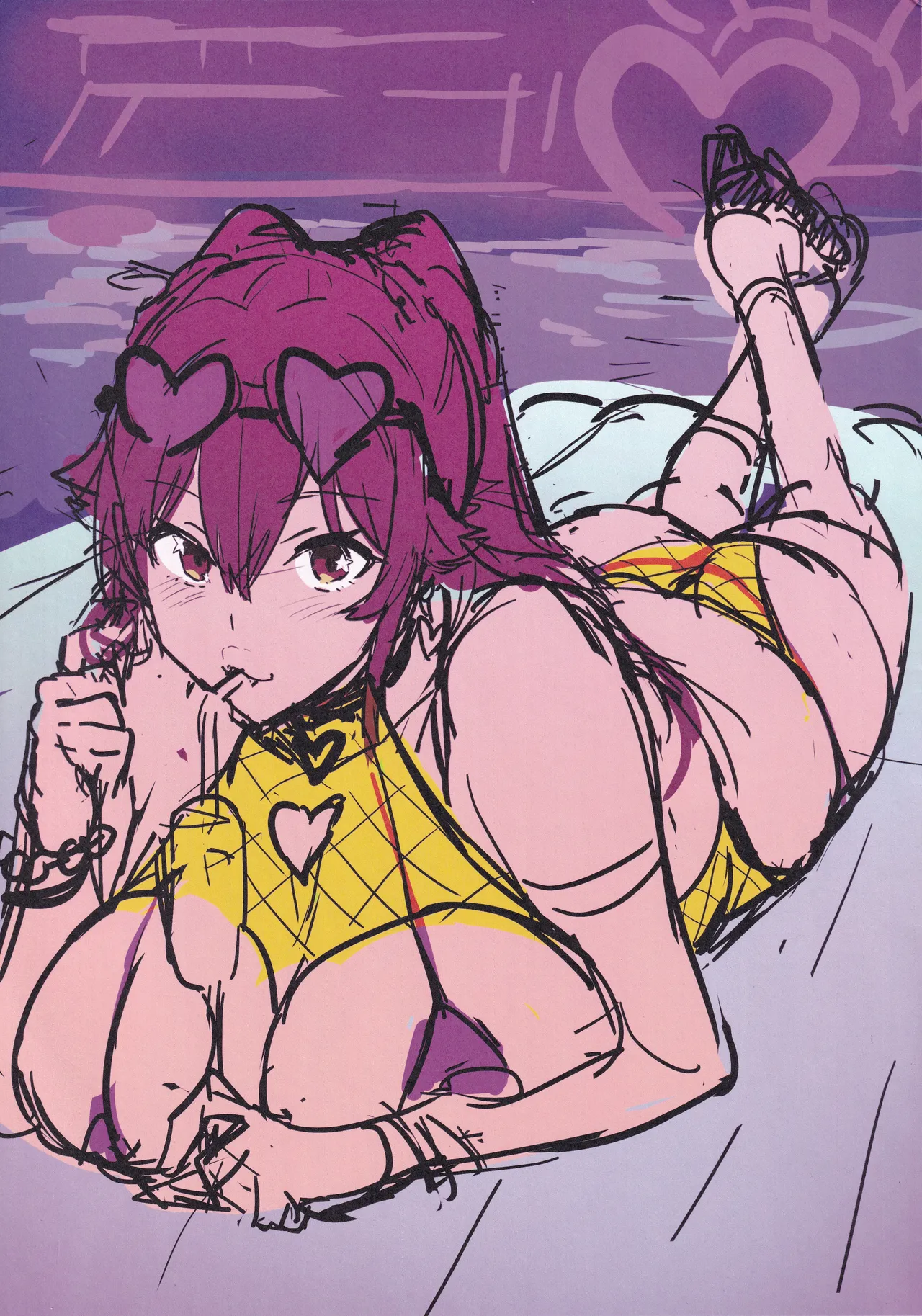 Hiromitsu Takeda Artworks: Tama Melonbook Bonus Unreleased Roughs Book page 2 full