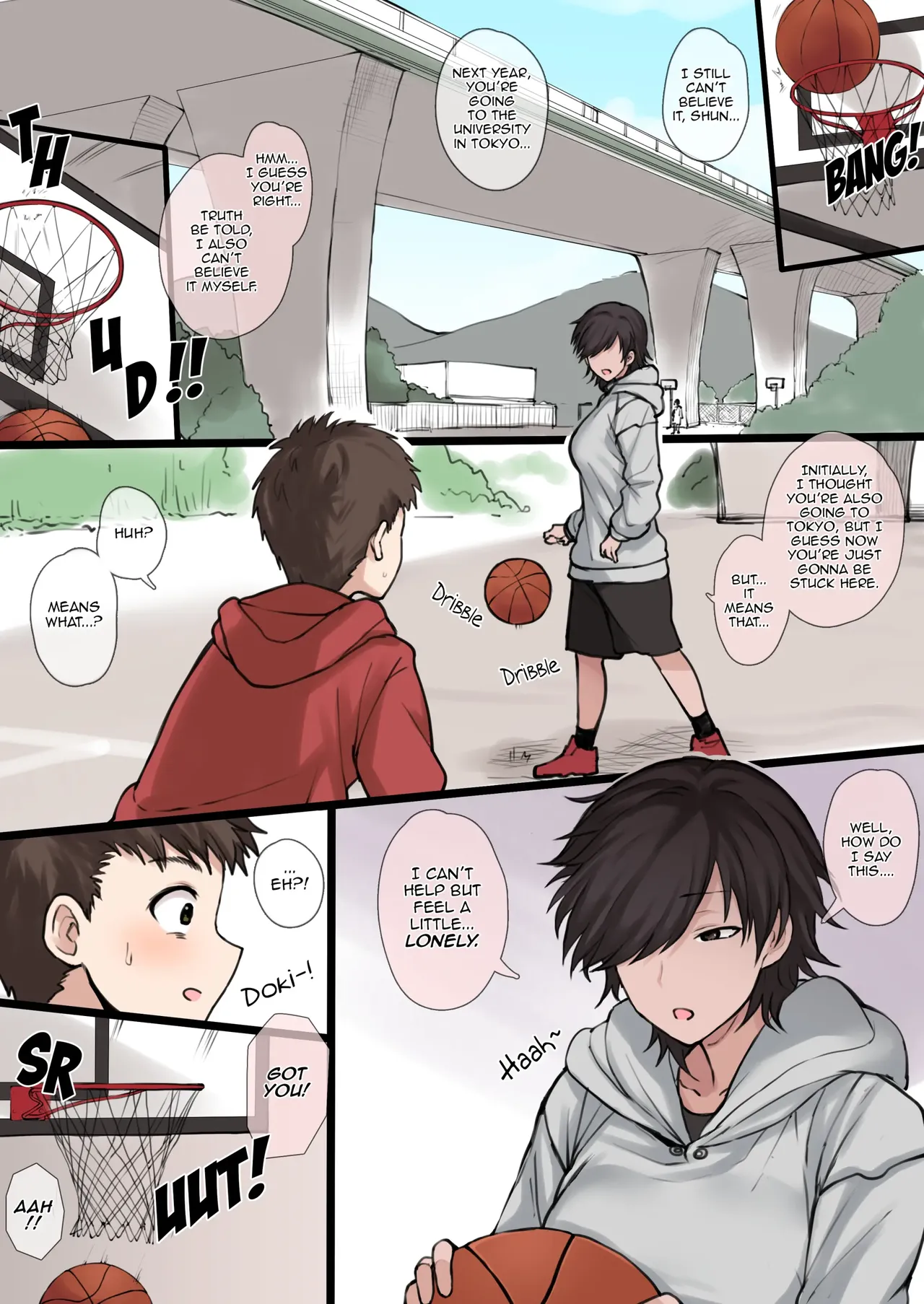 Twitter ni Up Shita Boyish Koushinchou Sports Joshi no E no NTR Shiten | Uploaded in Twitter, NTR POV drawing of a Tall and Tomboy Sporty girl + Fanart Compilation page 3 full