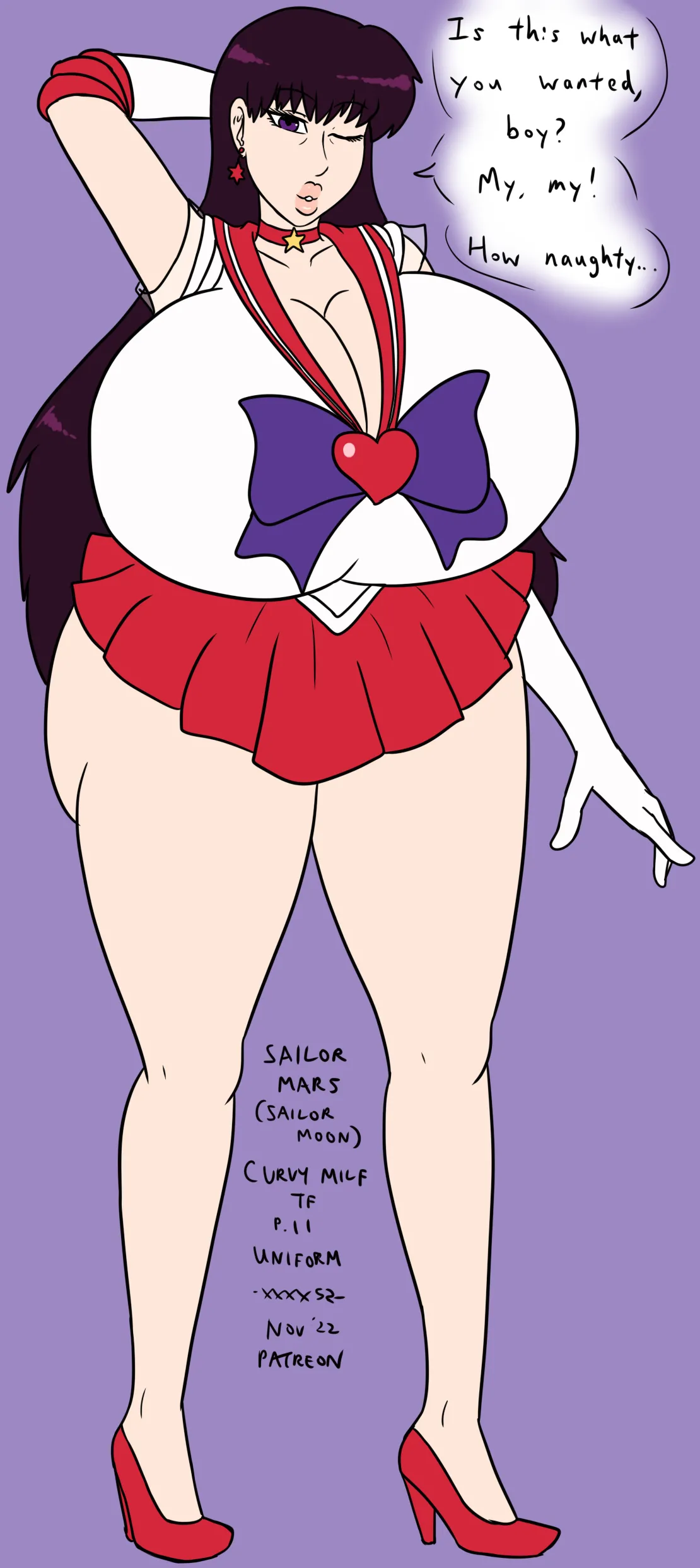 SailorMars curvy MILF TF page 11 full