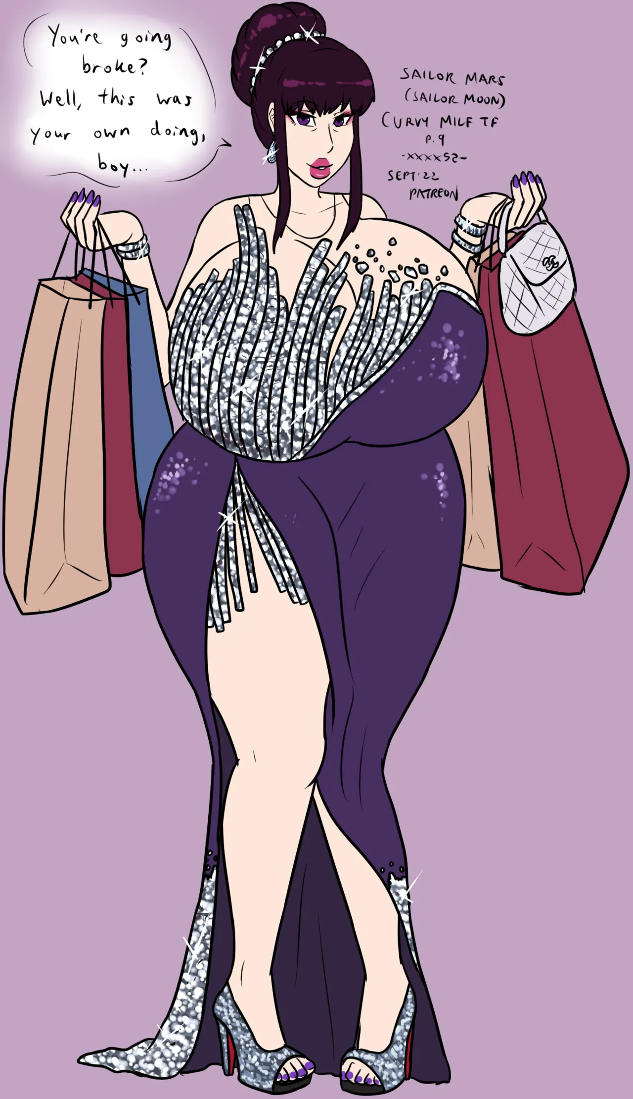 SailorMars curvy MILF TF page 9 full