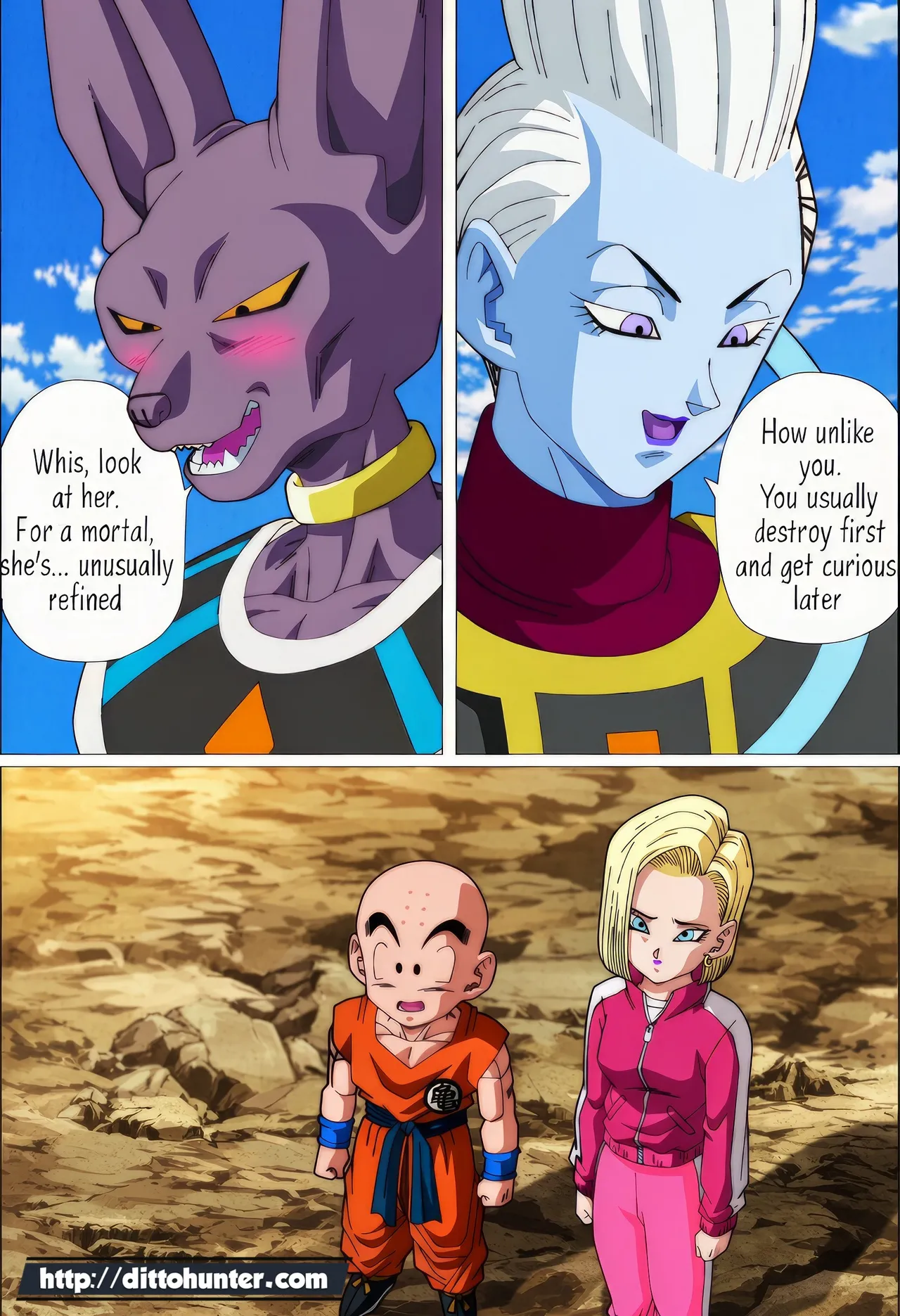 Beerus & Android 18  The Divine Pact of Temptation page 7 full