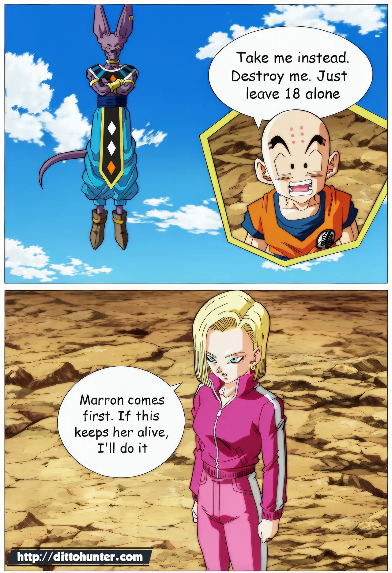 Beerus & Android 18  The Divine Pact of Temptation page 9 full