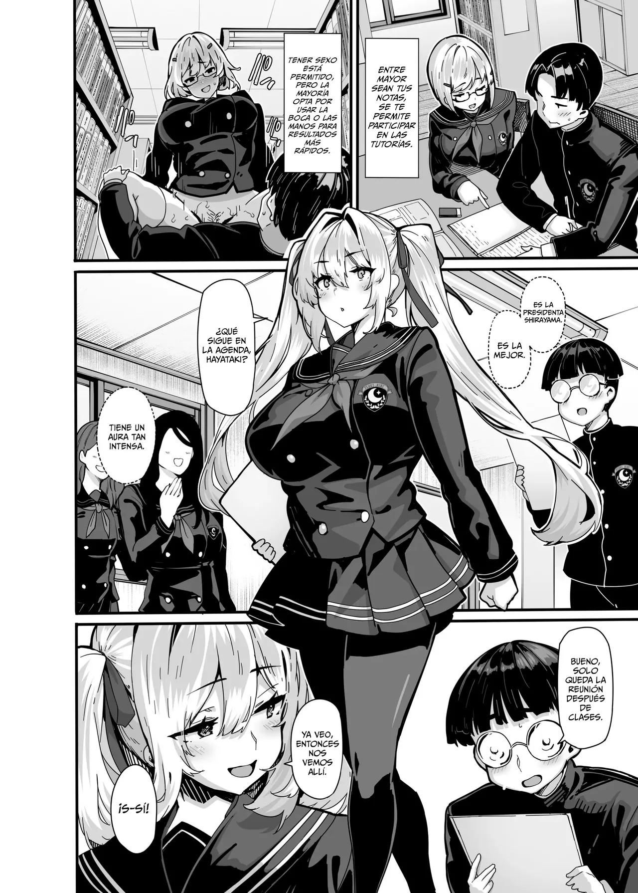 Shirayama Karin no Shidou Seido 1 | Shirayama Karin y las Lecciones Sexuales 1 page 3 full