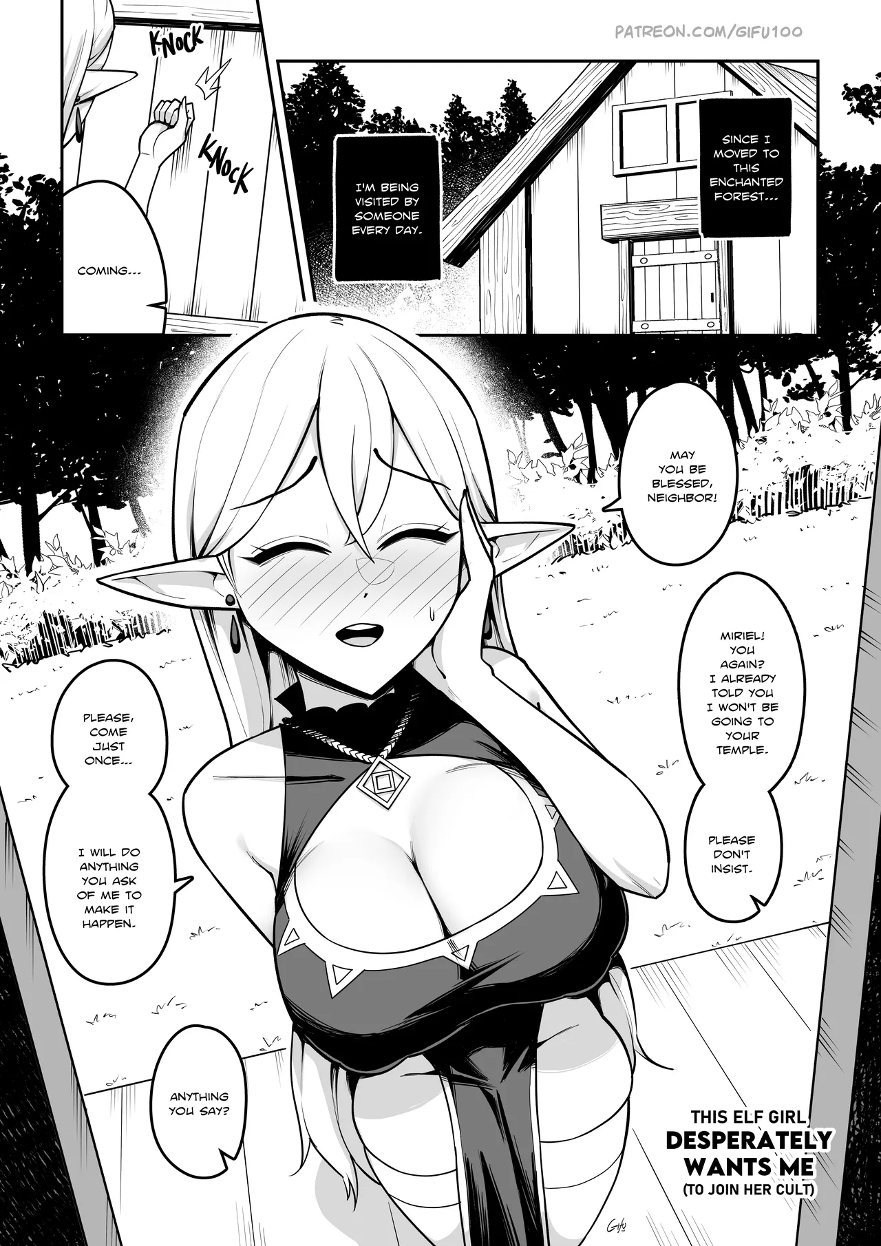THIS ELF GIRL DESPERATELY WANTS ME TO JOIN HER CULT page 1 full