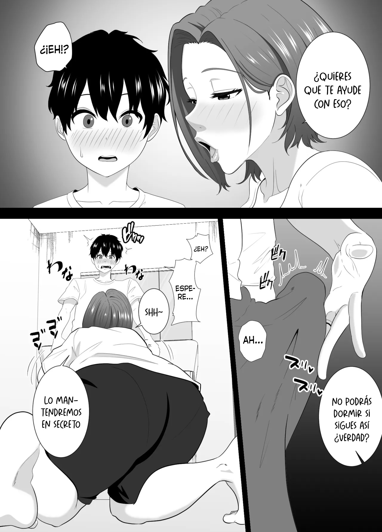 Muchimuchi Tomohaha no Shitagi de Tatteru no o Mirareta Boku no Matsuro ga Yabasugiru | El desenlace que me esperaba después de que me vieran excitado con la ropa interior de la madre de mi amigo fue una locura page 10 full