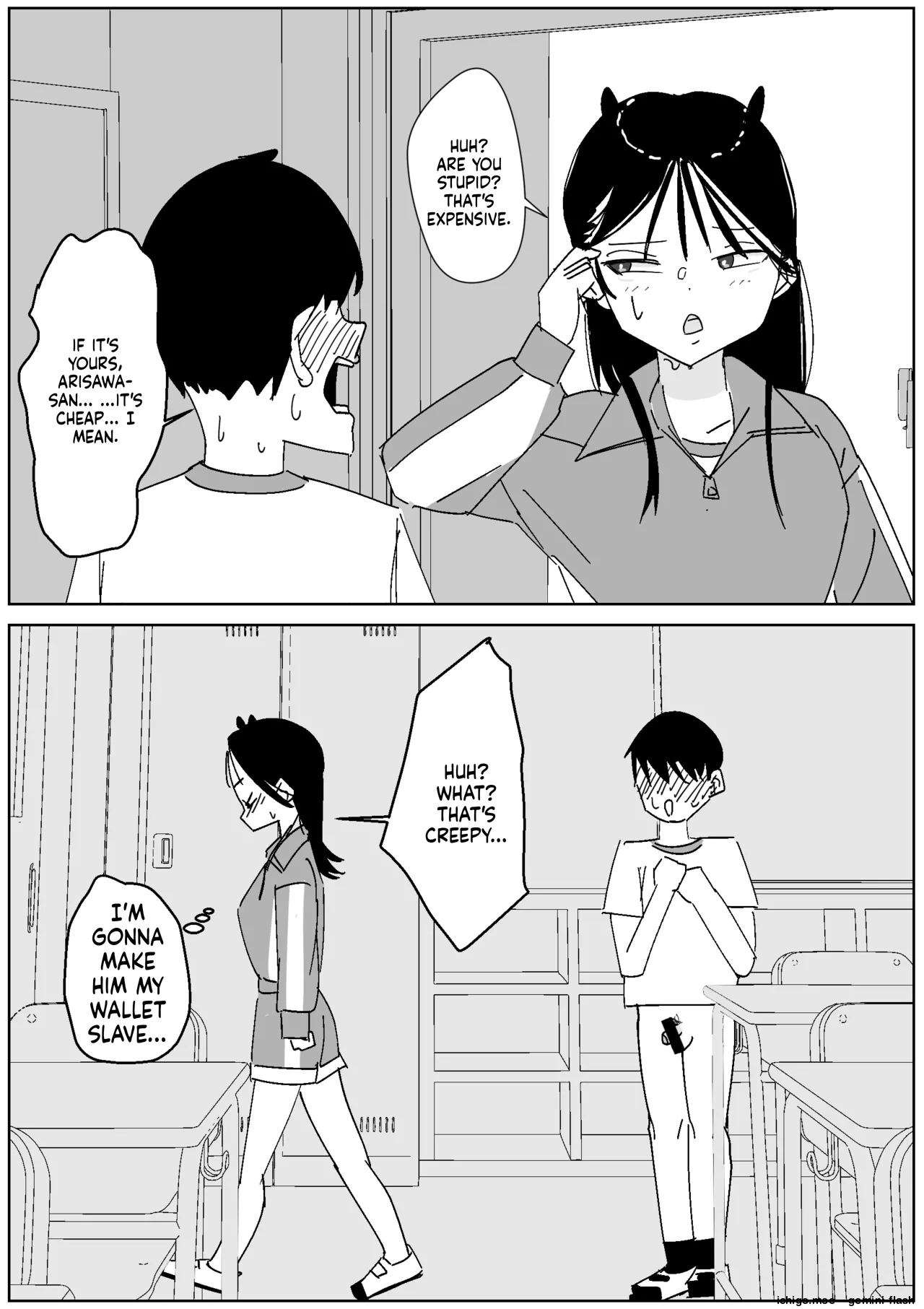 Classmate's Stinky "3-Day-Worn" Socks Attack page 12 full