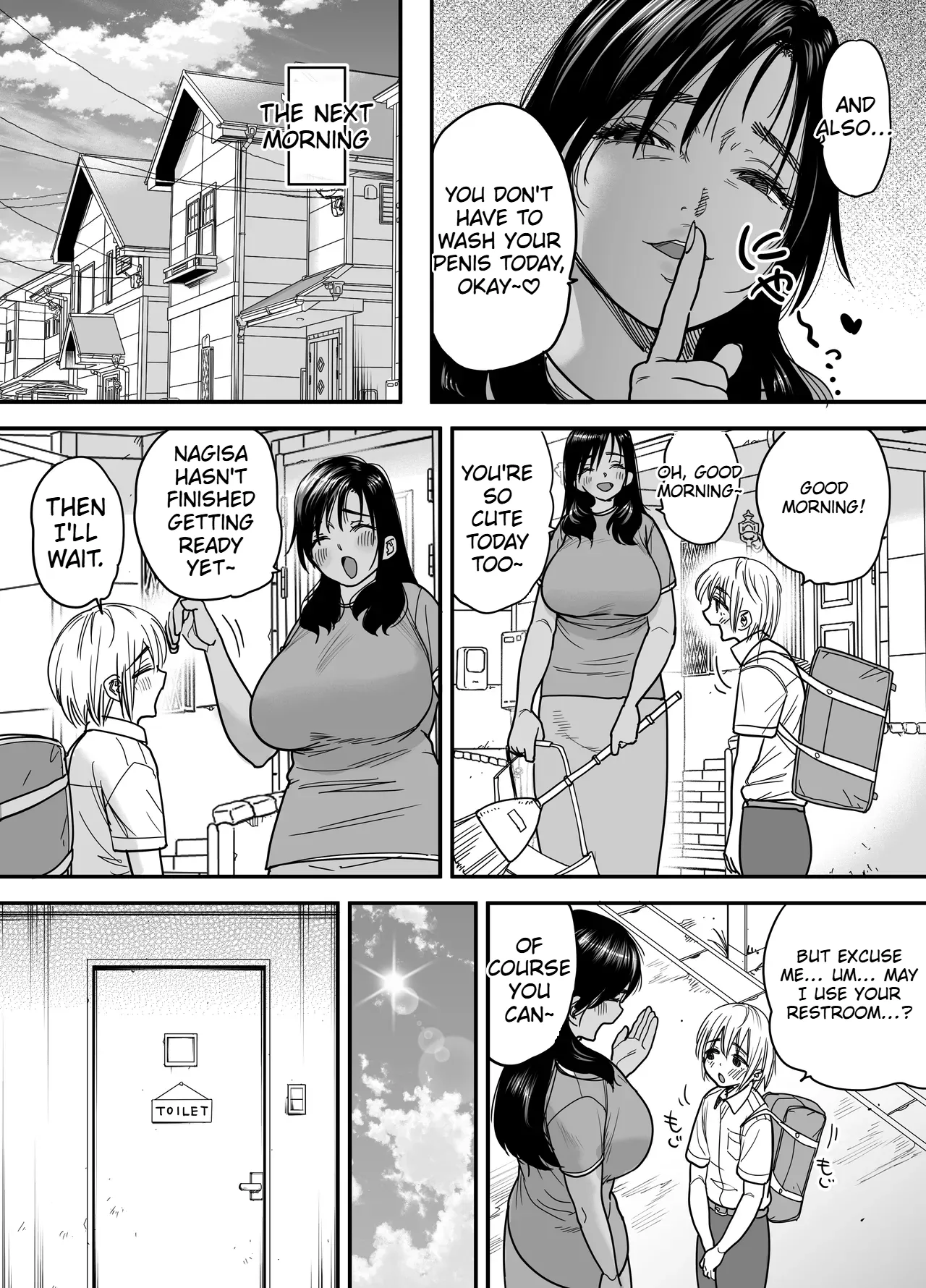 Tall, Tanned, Tomboyish! Nagisa-chan 3 — Since Pregnant Nagisa-chan Can't Do It, Nagisa's Hairy Mama Takes Care of the Sexual Relief: Sex Edition page 11 full