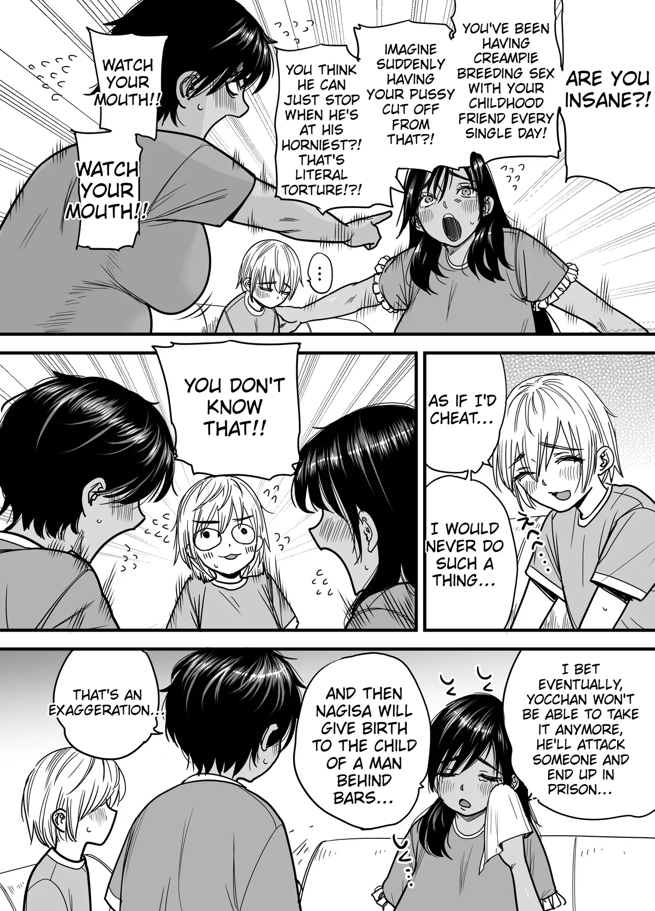 Tall, Tanned, Tomboyish! Nagisa-chan 3 — Since Pregnant Nagisa-chan Can't Do It, Nagisa's Hairy Mama Takes Care of the Sexual Relief: Sex Edition page 6 full