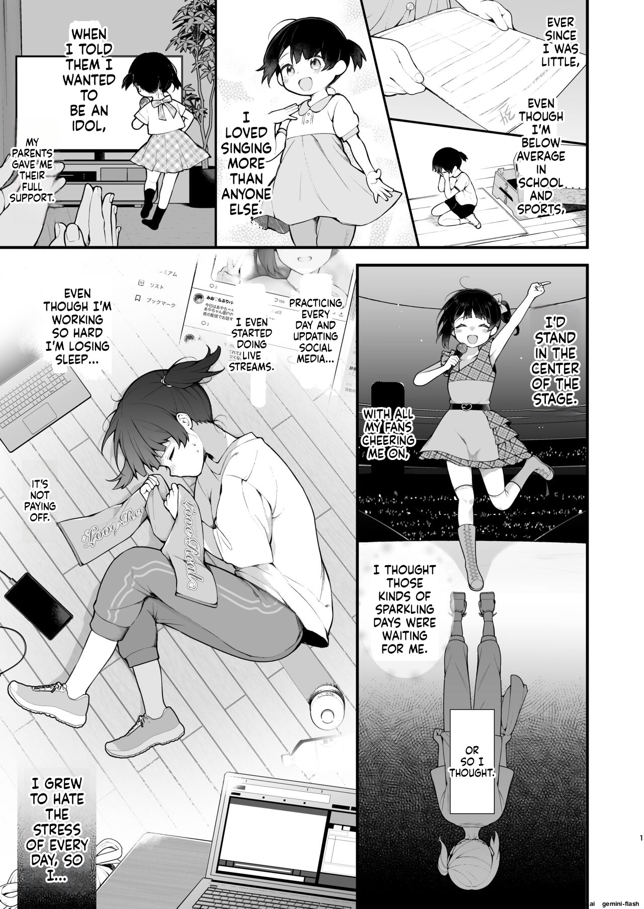 Oshi no Idol ga Roshutsukyou datta Ken. Akihabara Date Hen + Omake Manga page 3 full