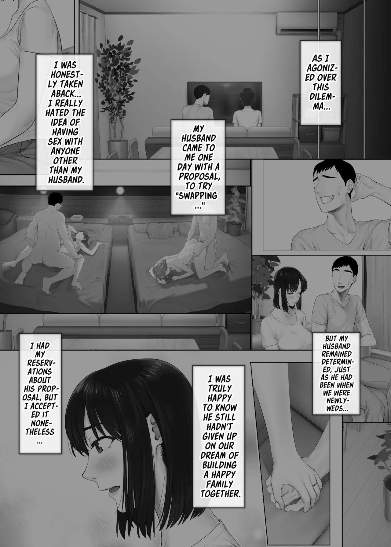 LeveChi na Swapping 2 ~Hatsu Zecchou de Iki Kuruu Tsuma Hen~ | Unbalanced Swapping 2 page 7 full