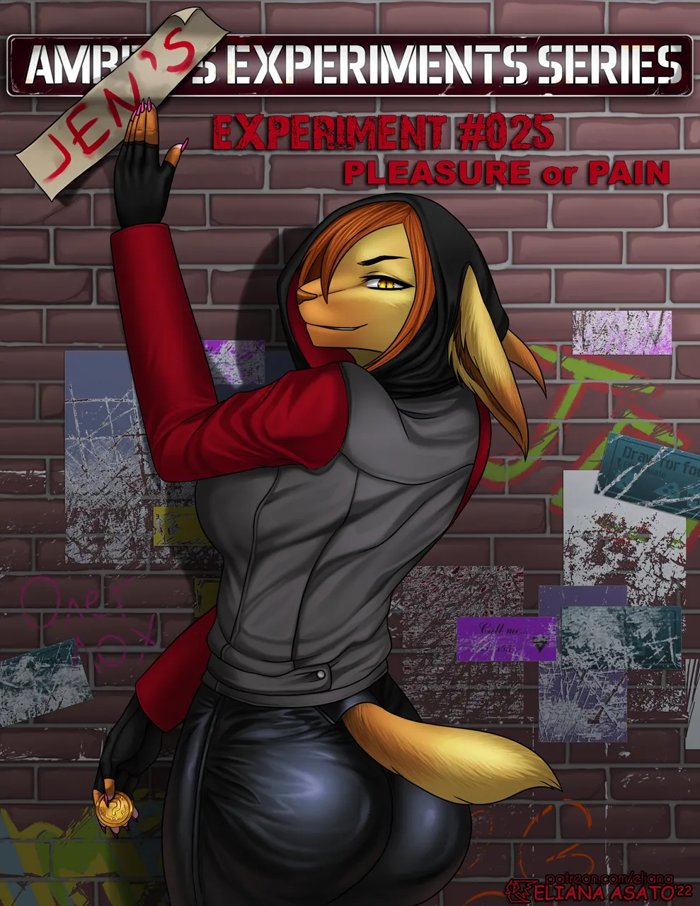 Amber's Experiments. Experiment #025 Pleasure or Pain page 1 full