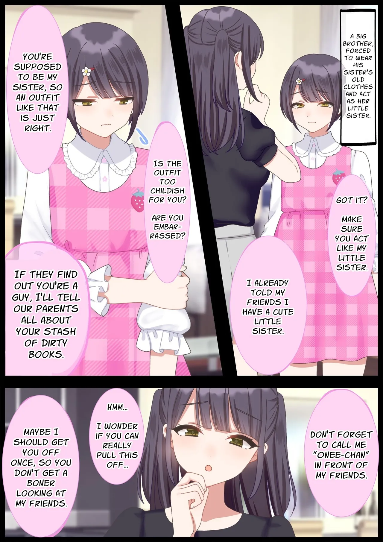 Humiliated and made to crossdress by younger women page 11 full