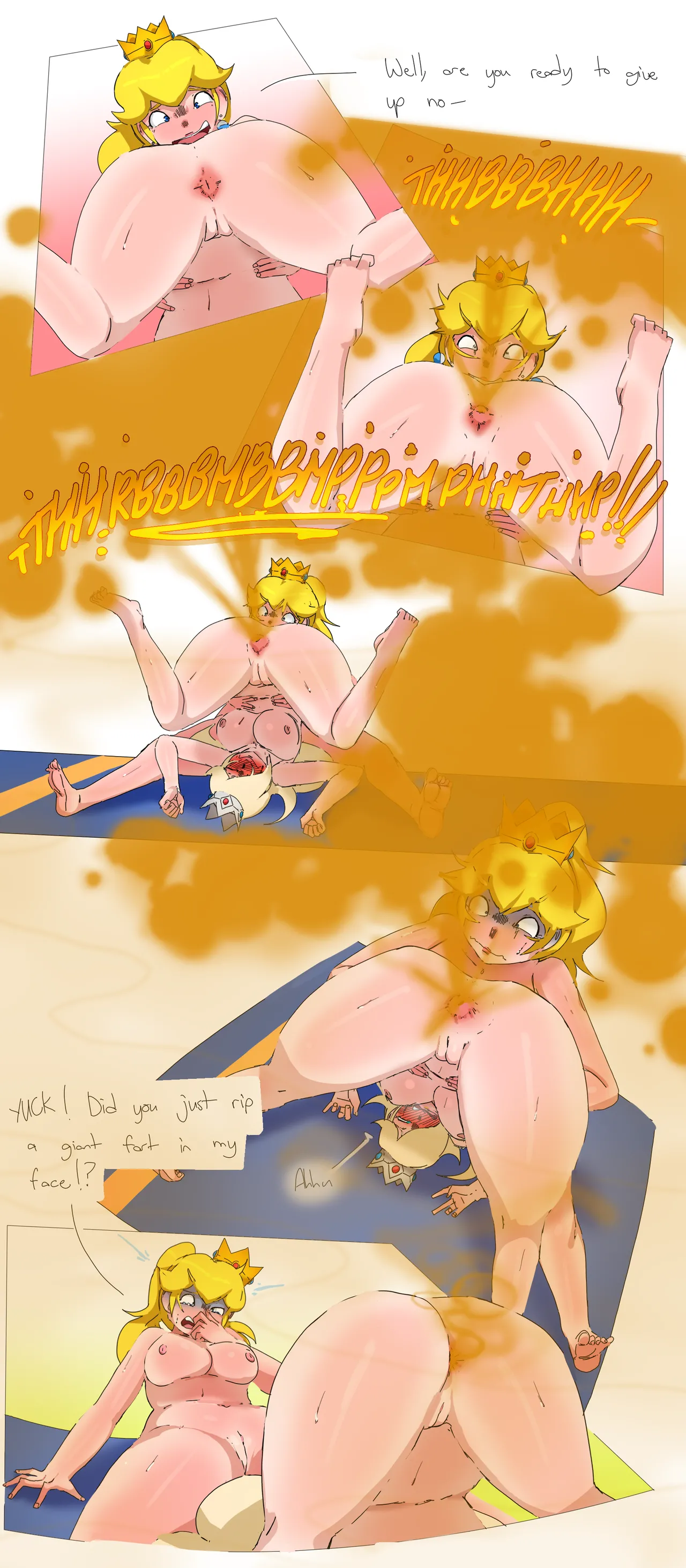 Rosalina Overwhelming Peach with her Gassy Wrestling page 5 full