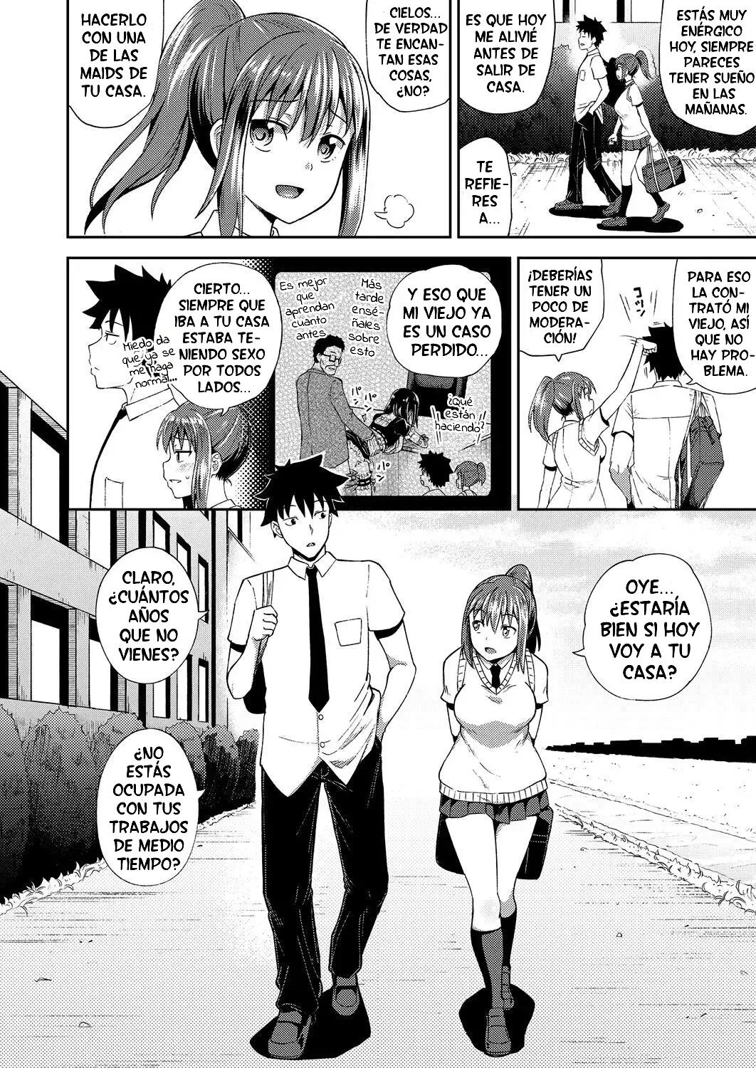 Mi Amiga de la Infancia es mi Maid Oral Personal  - Osananajimi wa Ore no Senzoku Okuchi Maid page 4 full