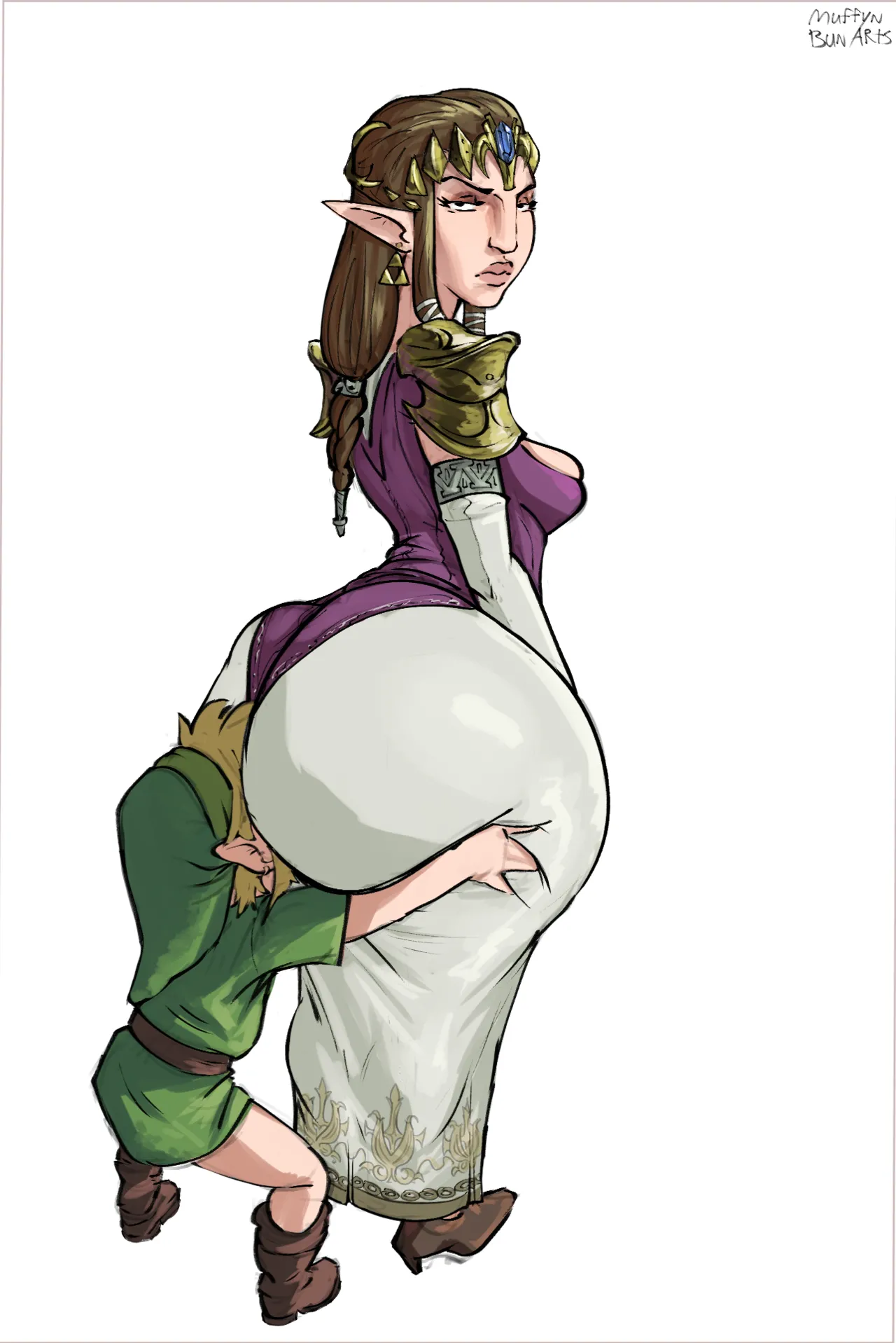 what if Zelda had a gigantic dumptruck ass? 😋 page 3 full