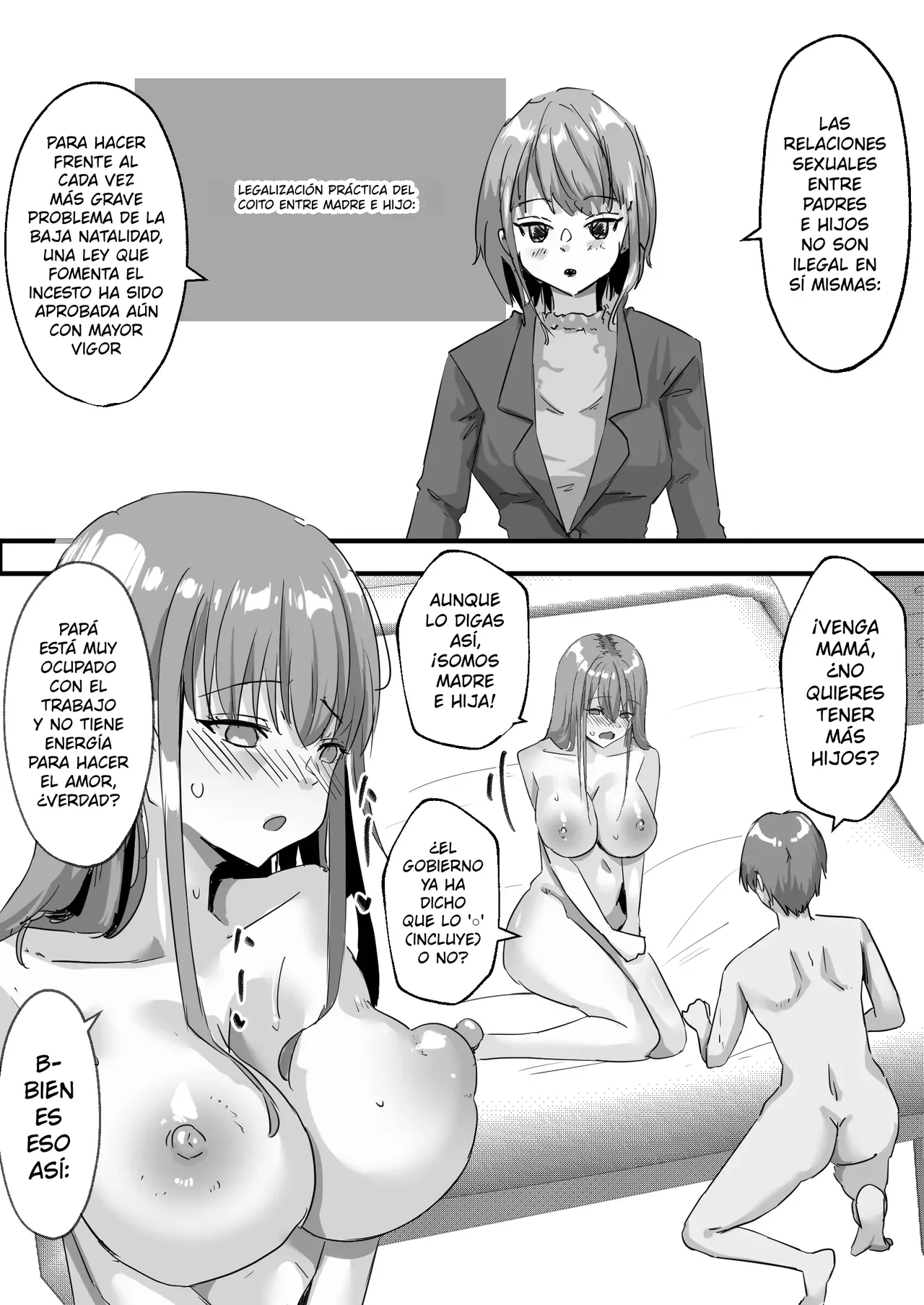 Boshi Ecchi Gouhouka｜Legalización del Coito Maternofilial page 11 full