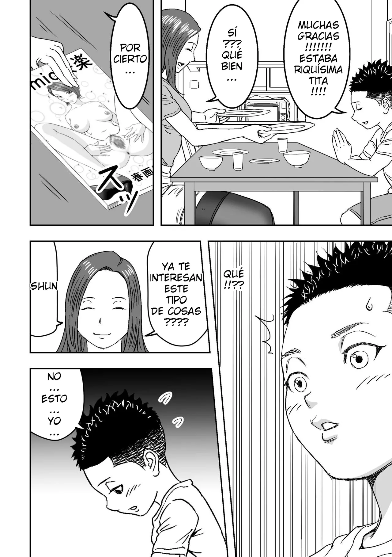 DoujinHaruga - Muchimuchina Obasan ga Sasotte Kitanode Fudeoroshi Sarete Mita ESP page 12 full