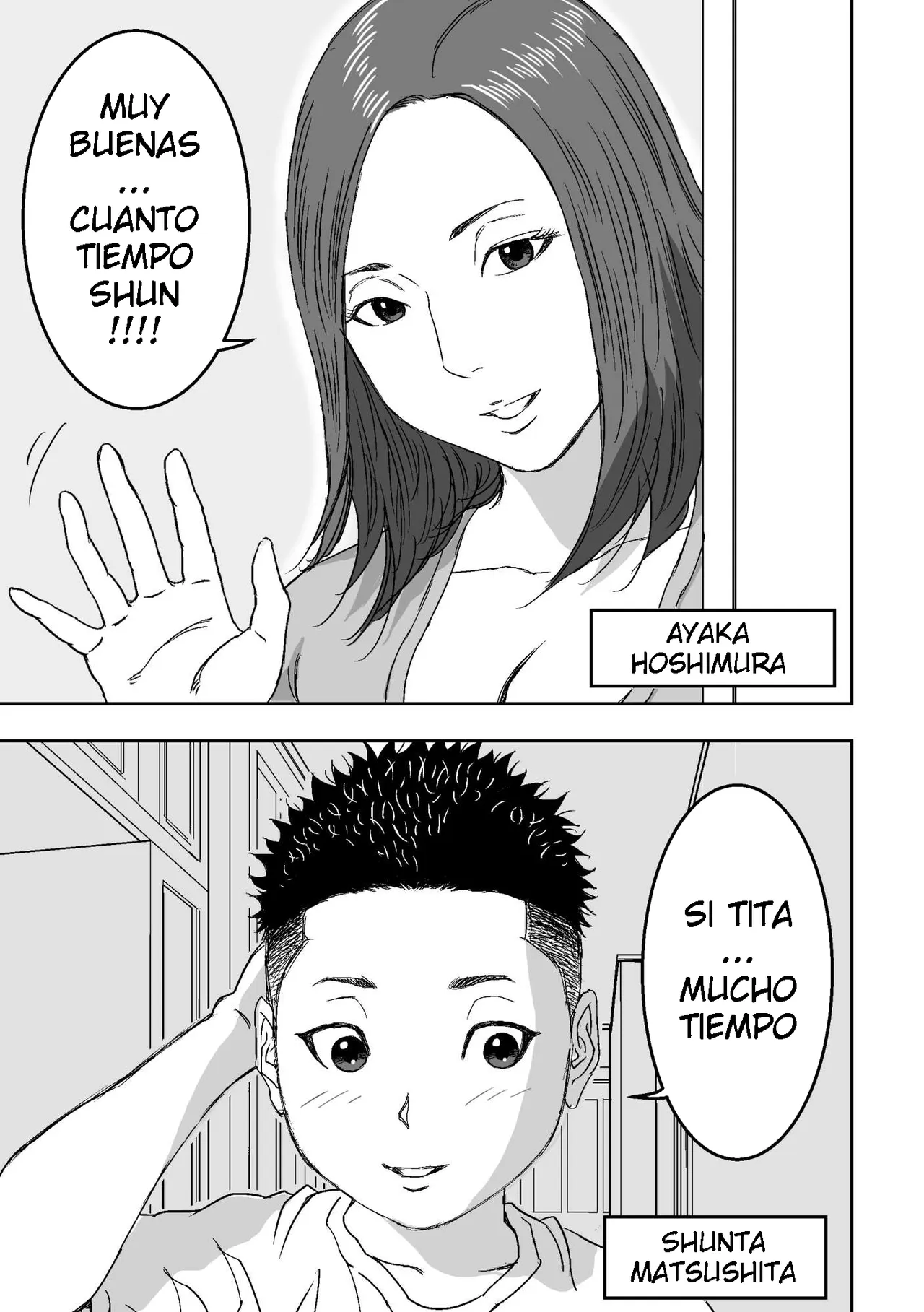 DoujinHaruga - Muchimuchina Obasan ga Sasotte Kitanode Fudeoroshi Sarete Mita ESP page 3 full