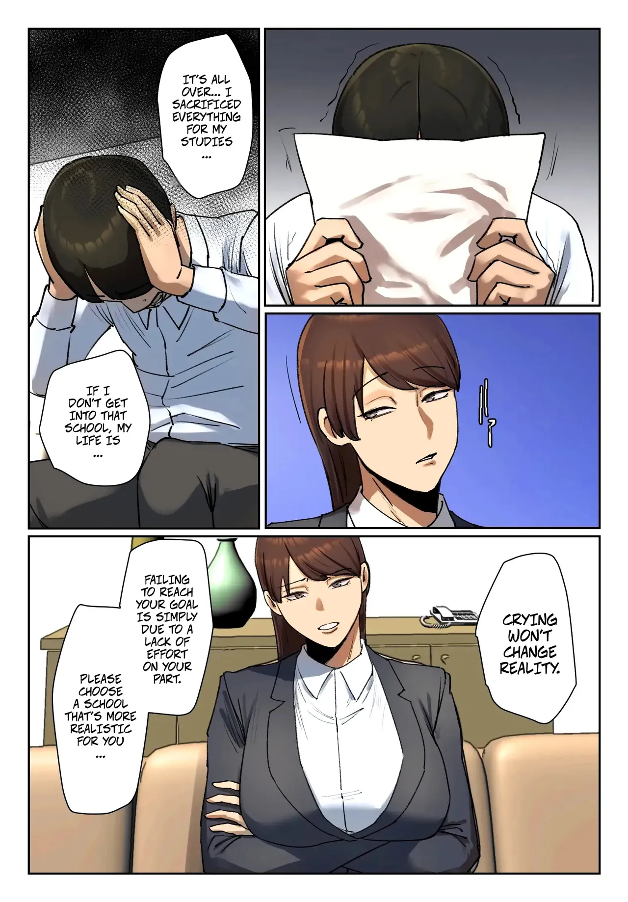 Strip Down To Your Underwear and Appologize To Your Student -- Seito no Shitagi o Tsukete Shazai Shiro page 6 full