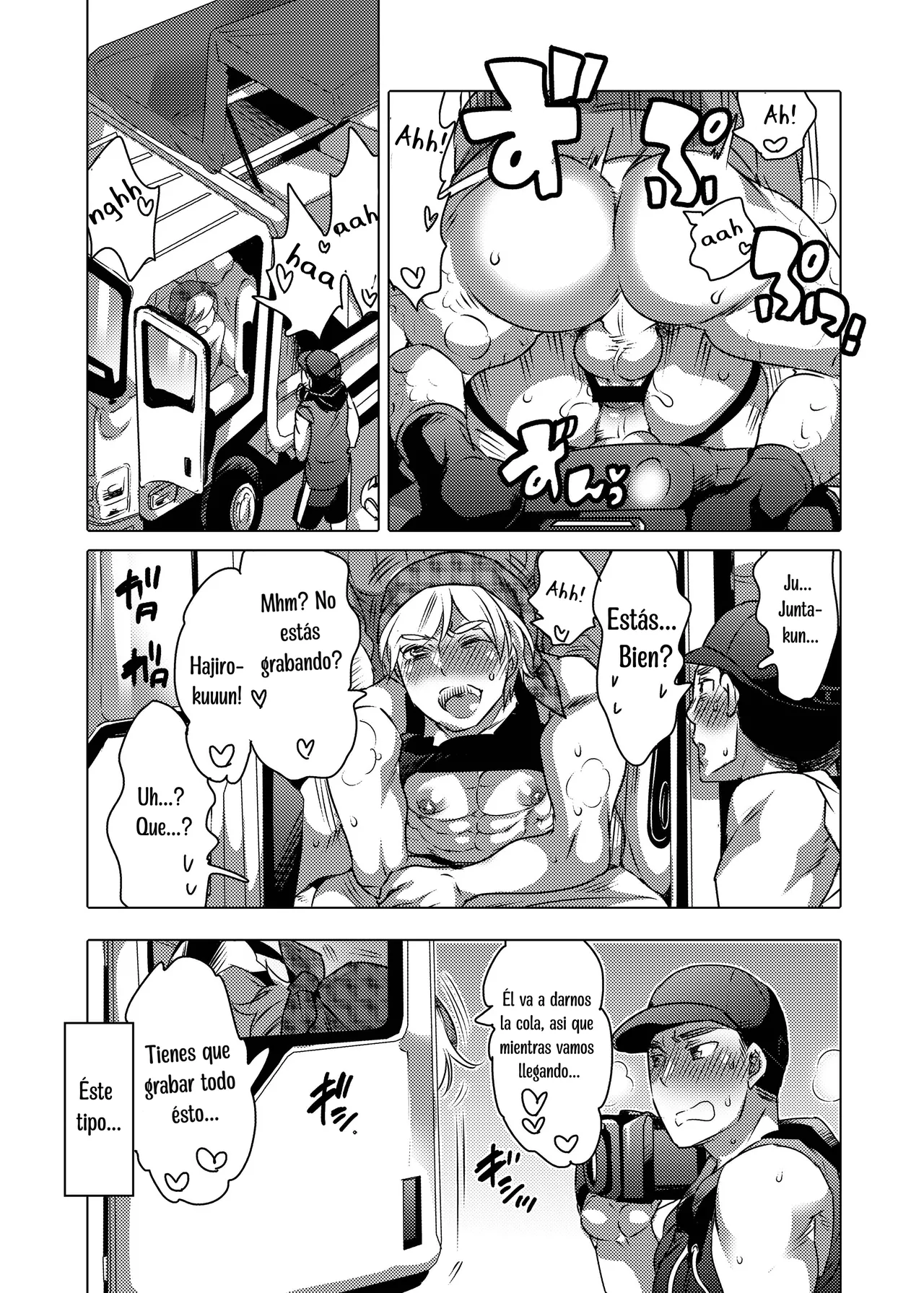 Kamimachi Danshi Pakopako Bitchhike｜Mochileros pagando viaje con sus cuerpos page 11 full