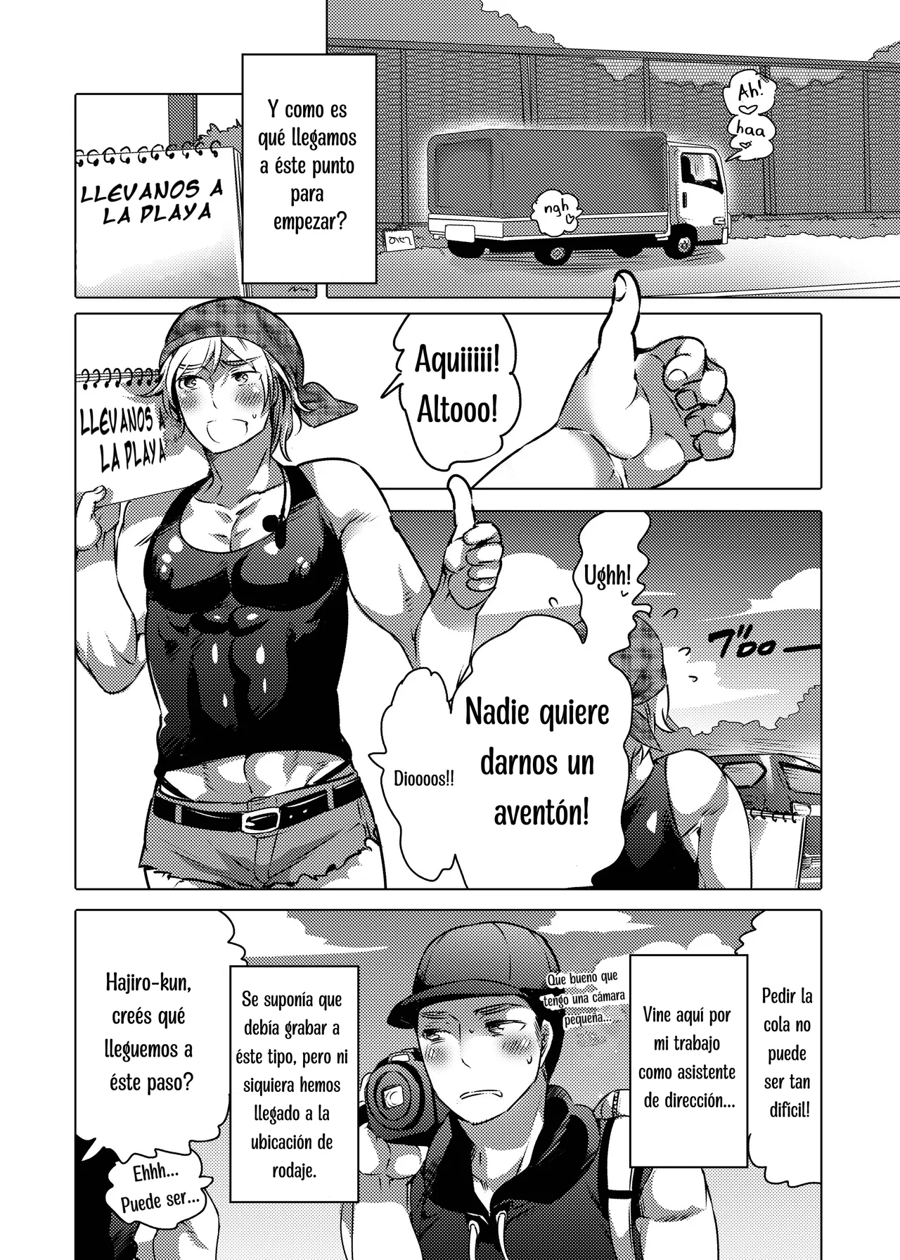 Kamimachi Danshi Pakopako Bitchhike｜Mochileros pagando viaje con sus cuerpos page 6 full