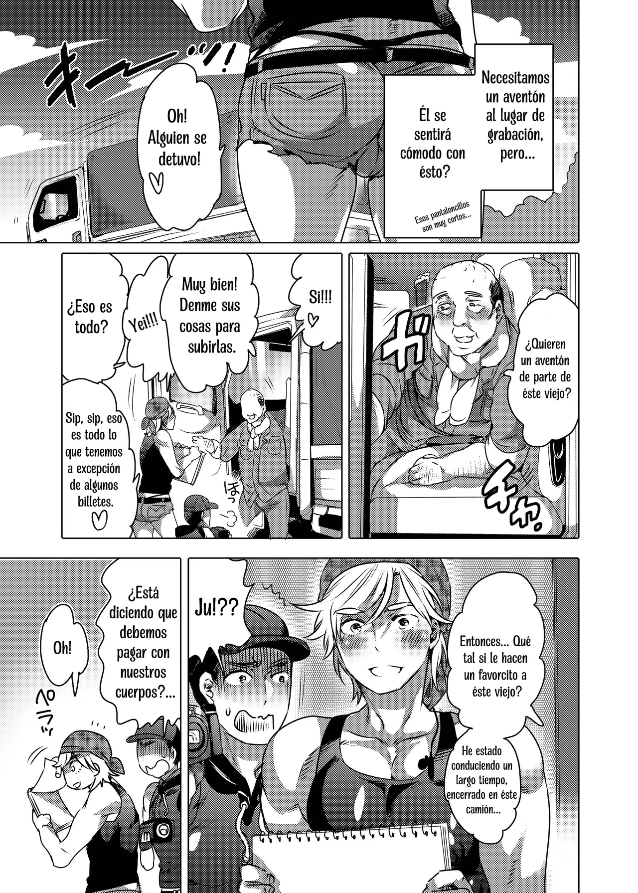 Kamimachi Danshi Pakopako Bitchhike｜Mochileros pagando viaje con sus cuerpos page 7 full