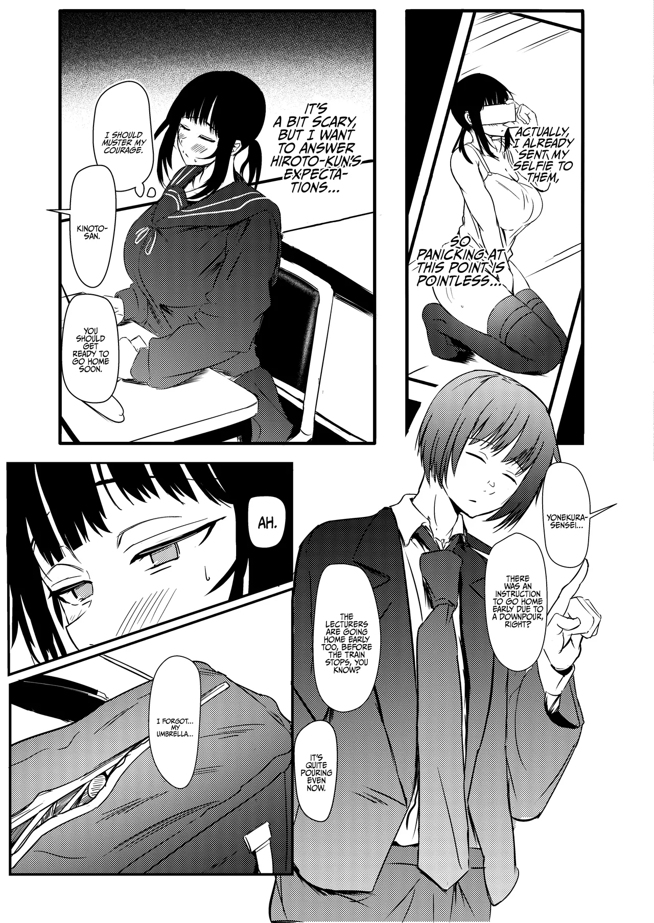 Tokumei de Kare to no Seijijou o Soudan Shitara / When I Tried To Anonymously Get Advice For MY Sex Life With My Boyfriend I Got Turned Into A Bitch With Baby-Making Sex page 6 full