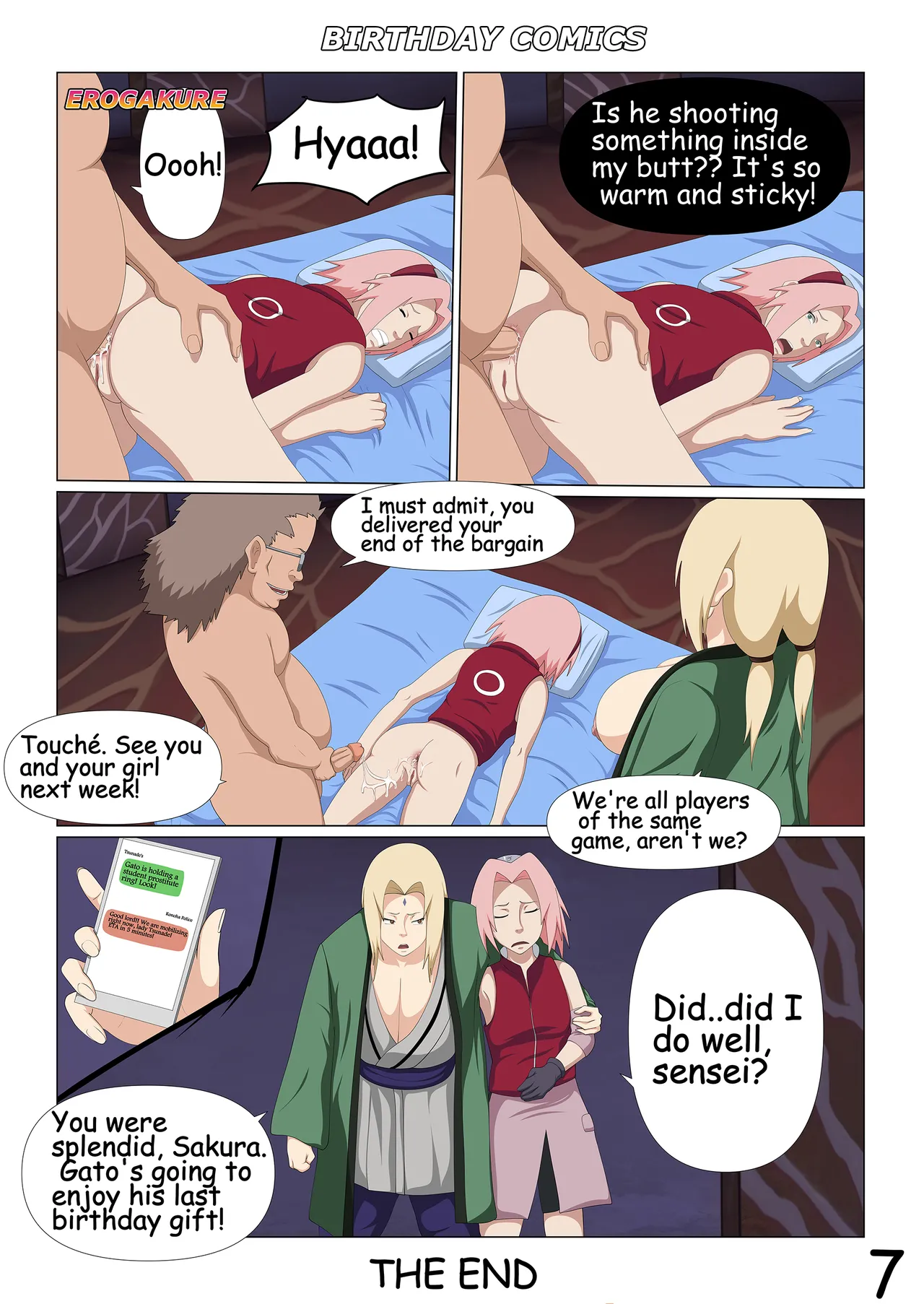 Gato's Birthday Comic 2025  by Erogakure page 7 full
