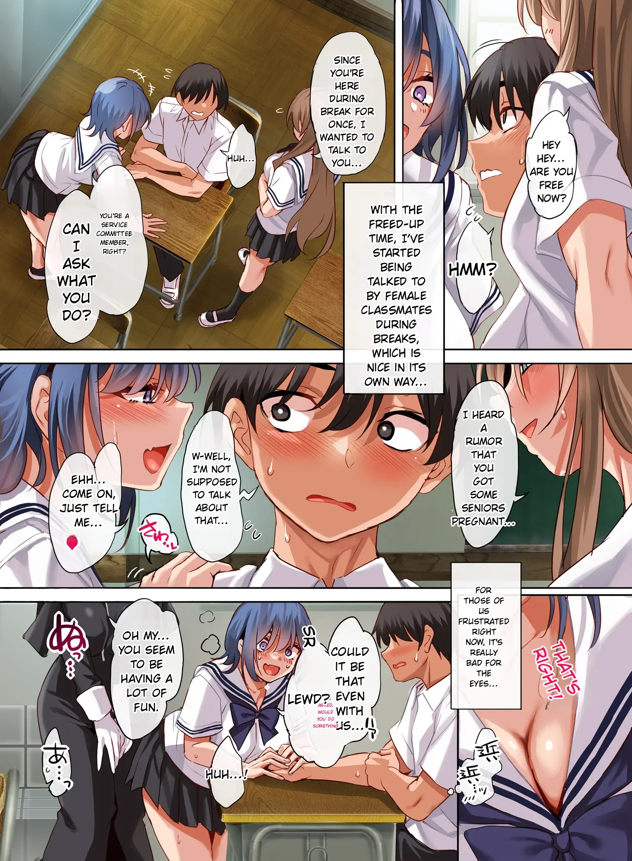 Jogakkou de Otoko Hitori na node Kousoku de Seiyoku no Hakeguchi ni Sareru Nichijou 5-Jigenme  MTL page 7 full