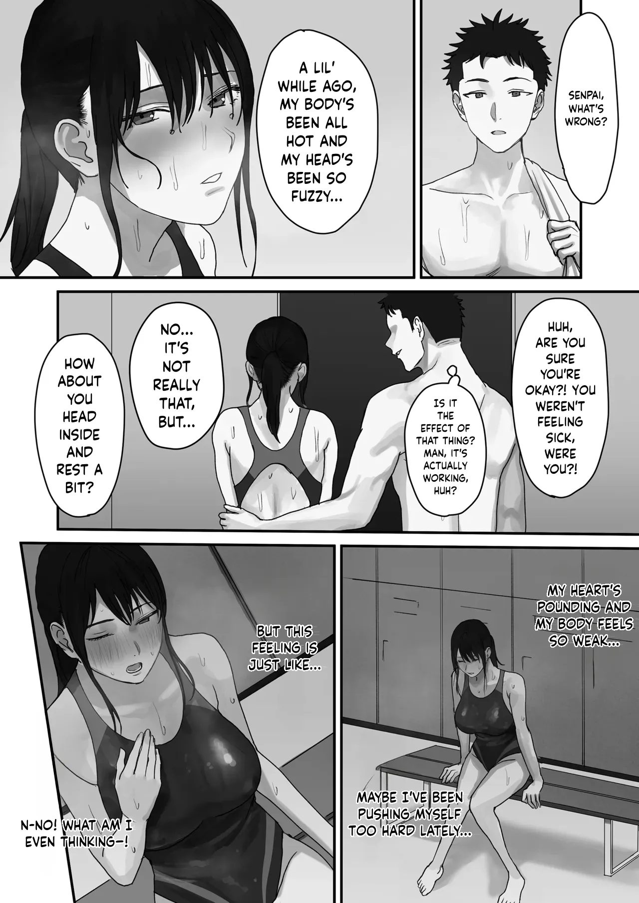 Drowing in LUST: I Was Drugged By My Shameless Junior | Indeki ~Hikyou na Kouhai ni Oboresaserareta Watashi~ page 10 full