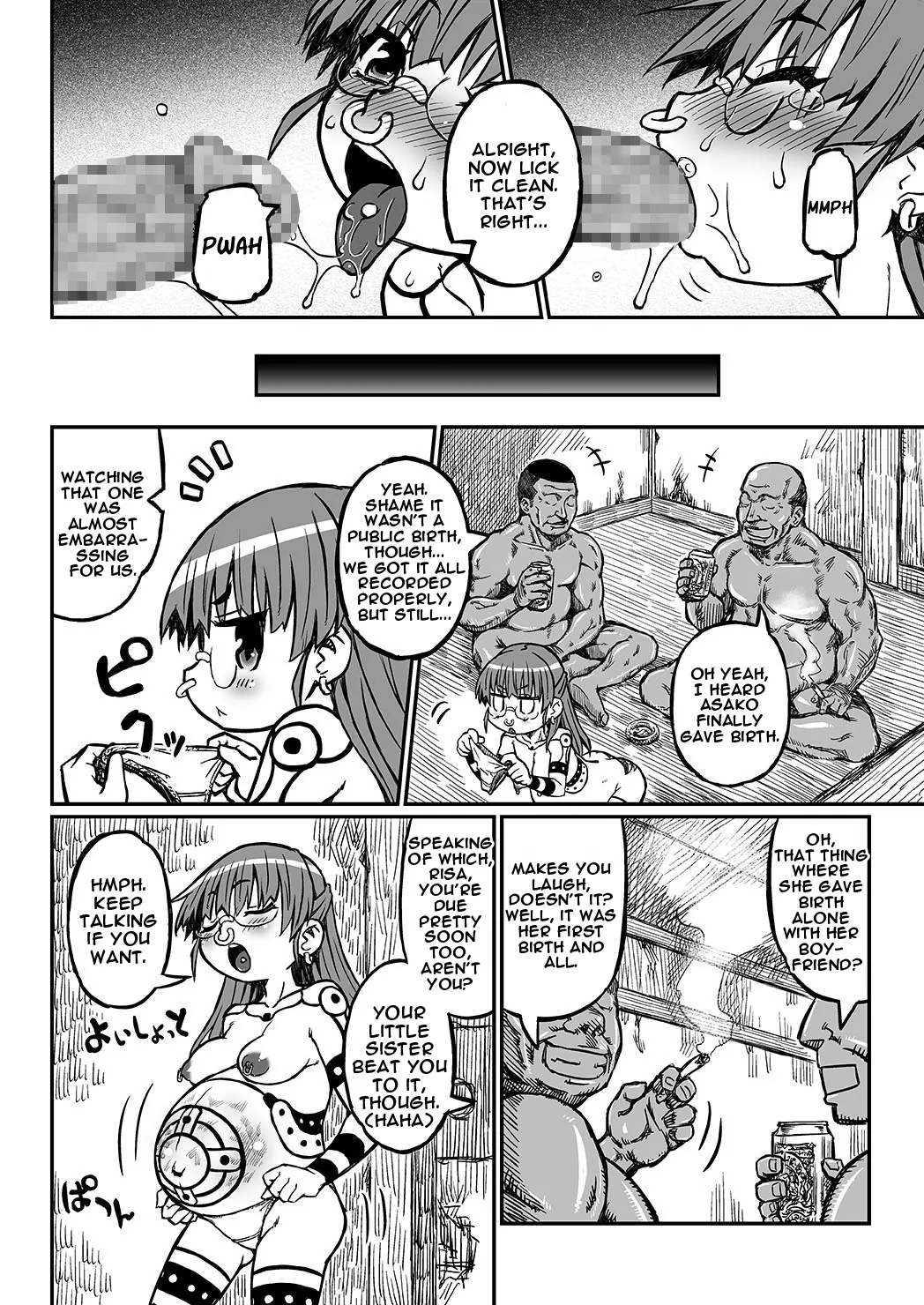 Her Belly is Huge!! Pregnant Risa’s Delivery page 7 full