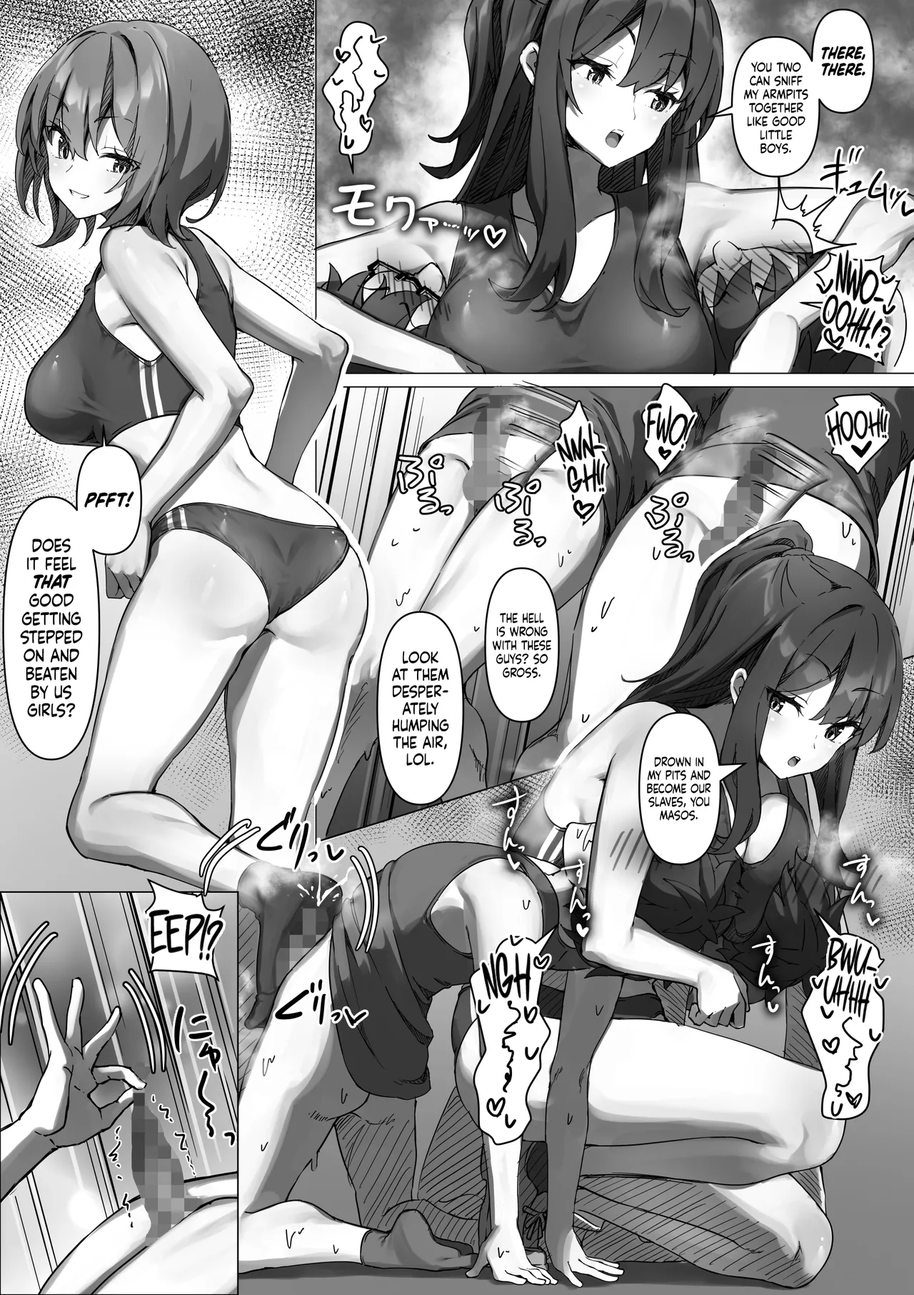 The Story of Masochists Who Got Hard From the Armpits of the Girls’ Track-and-Field Team and Got Punished | Rikujo Joshi no Waki ni Tsui Kofun Shite Shimatta Maso ni Batsu ga Kudaru Hanashi page 10 full