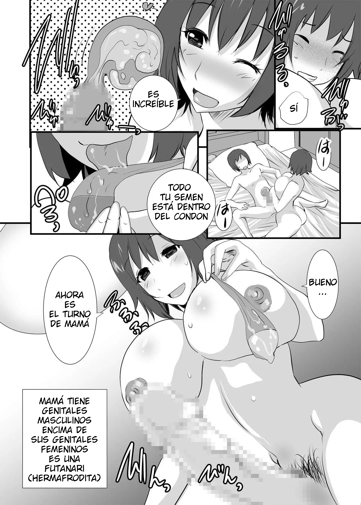 TAM  - Futanari Kaa-san  ESP page 7 full