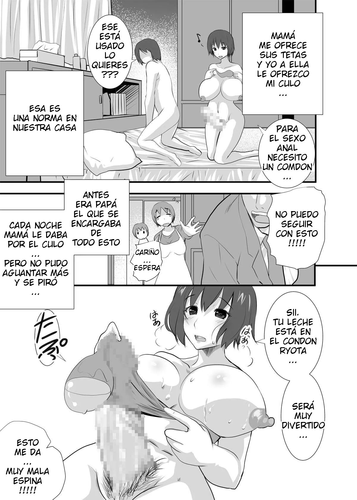 TAM  - Futanari Kaa-san  ESP page 8 full