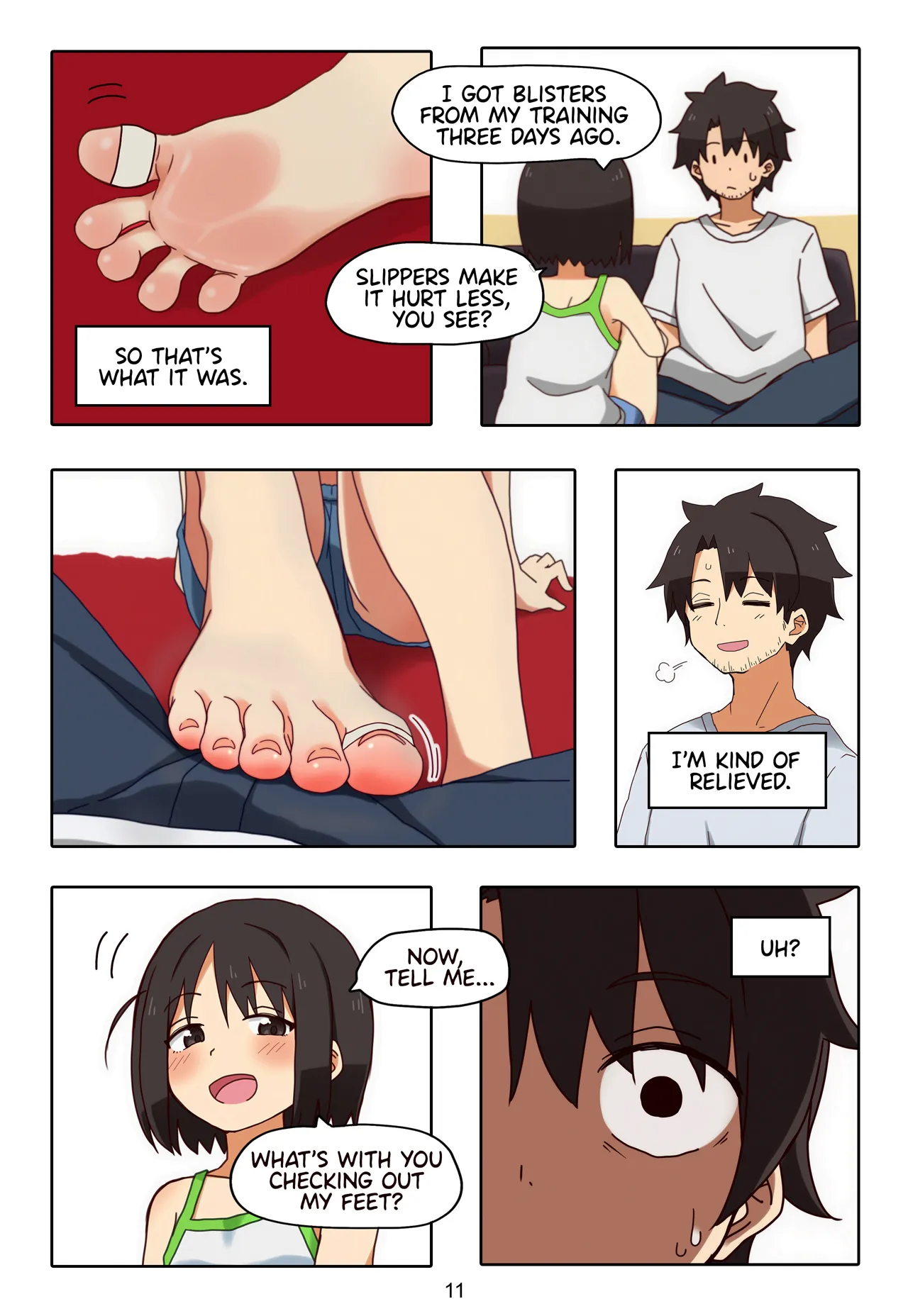 My sister´s perfect feet  Complete page 12 full