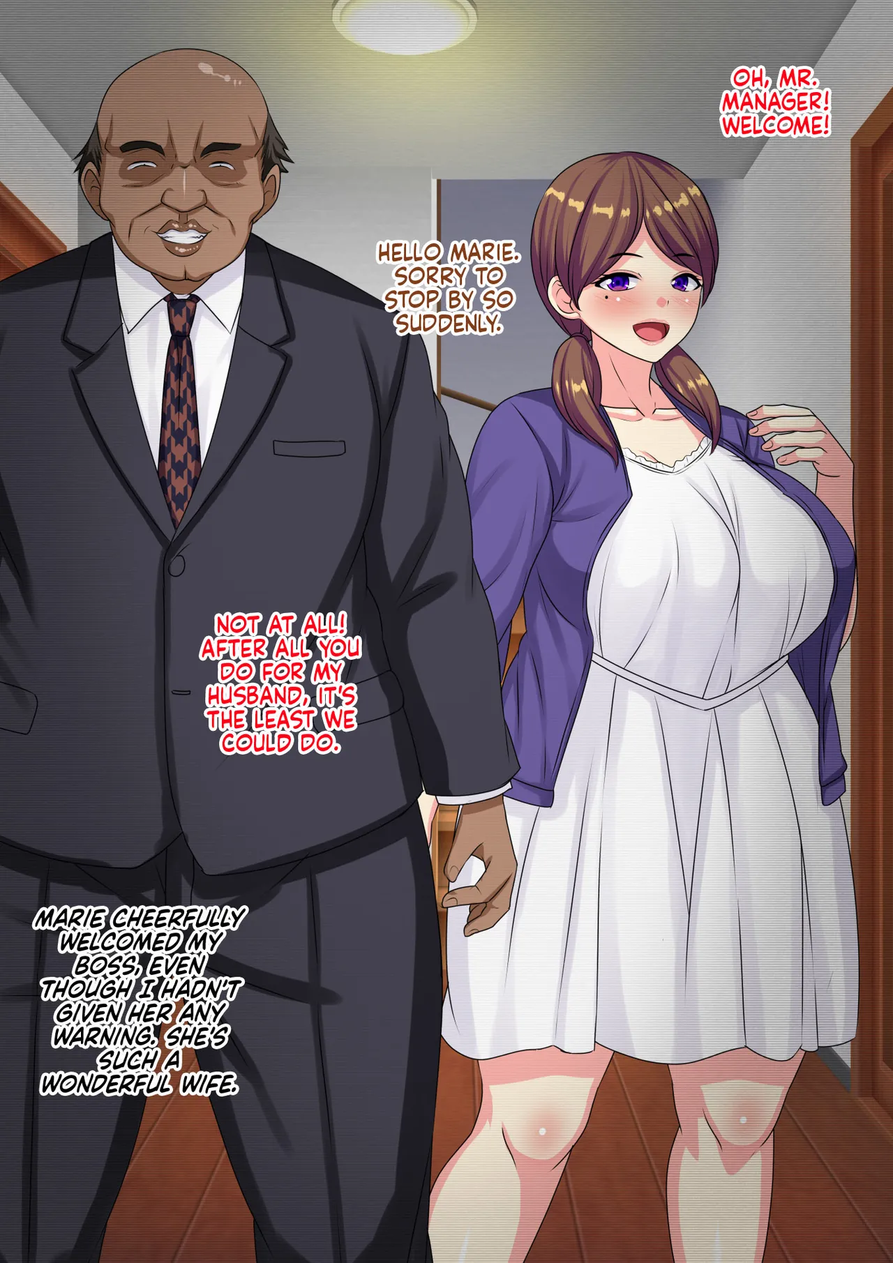 Serving My Boss as Sex Slaves is What Makes My Brainwashed Family Happy  =TB= page 7 full
