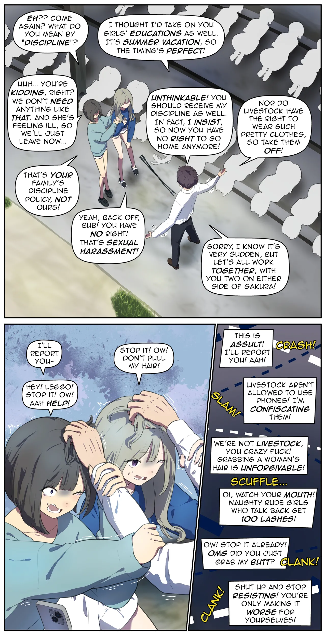 A life in the barn as punishment for a delinquent girl who has been spoiled until now【Translated by kochakaden】 page 12 full